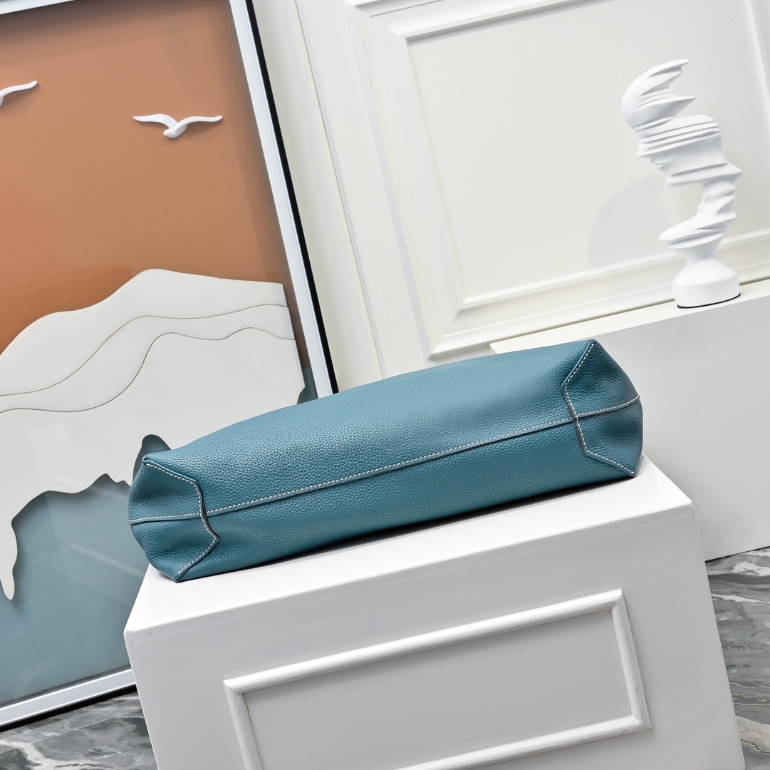爱马仕（Hermès）奢华与永恒的设计 双面袋两面通用 简单低调 跟着心情换不一样的颜色🌈🌈🌈中蓝/大象灰