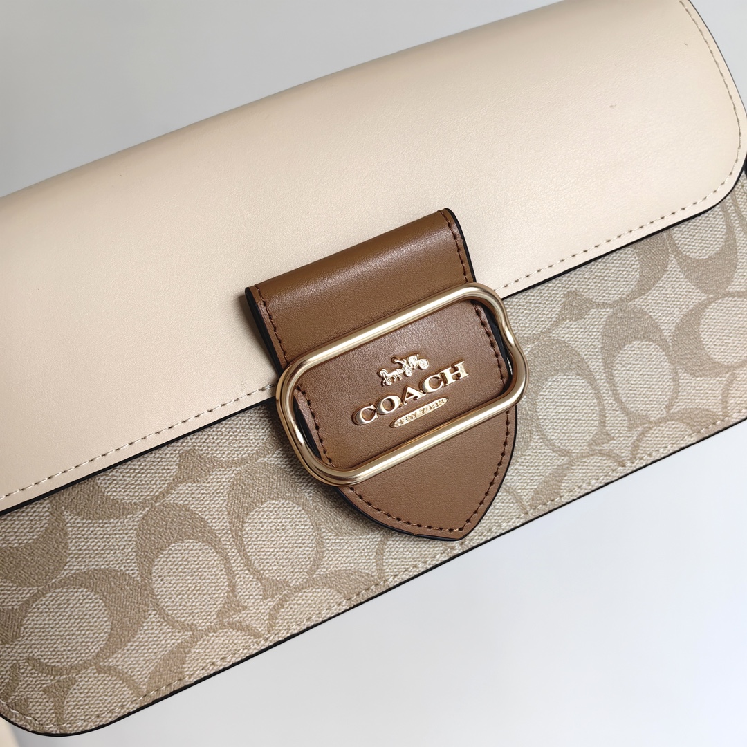 Coach 纯原蔻驰coach新款Morgan系列CR332 作为Georgia的年度升级款