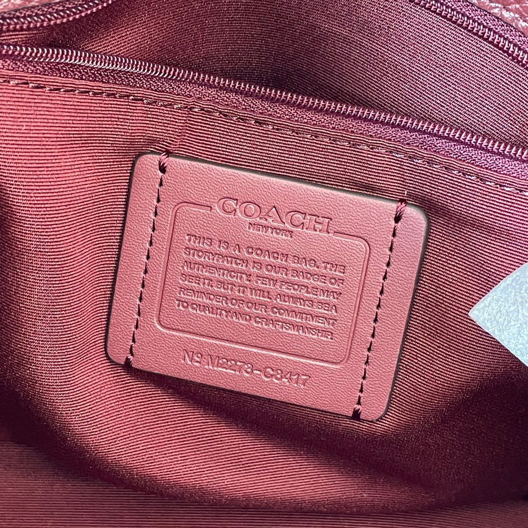 Coach 中秋特价清300 纯原蔻驰8417 条纹和COACH贴饰DEMPSEY 22号托特包