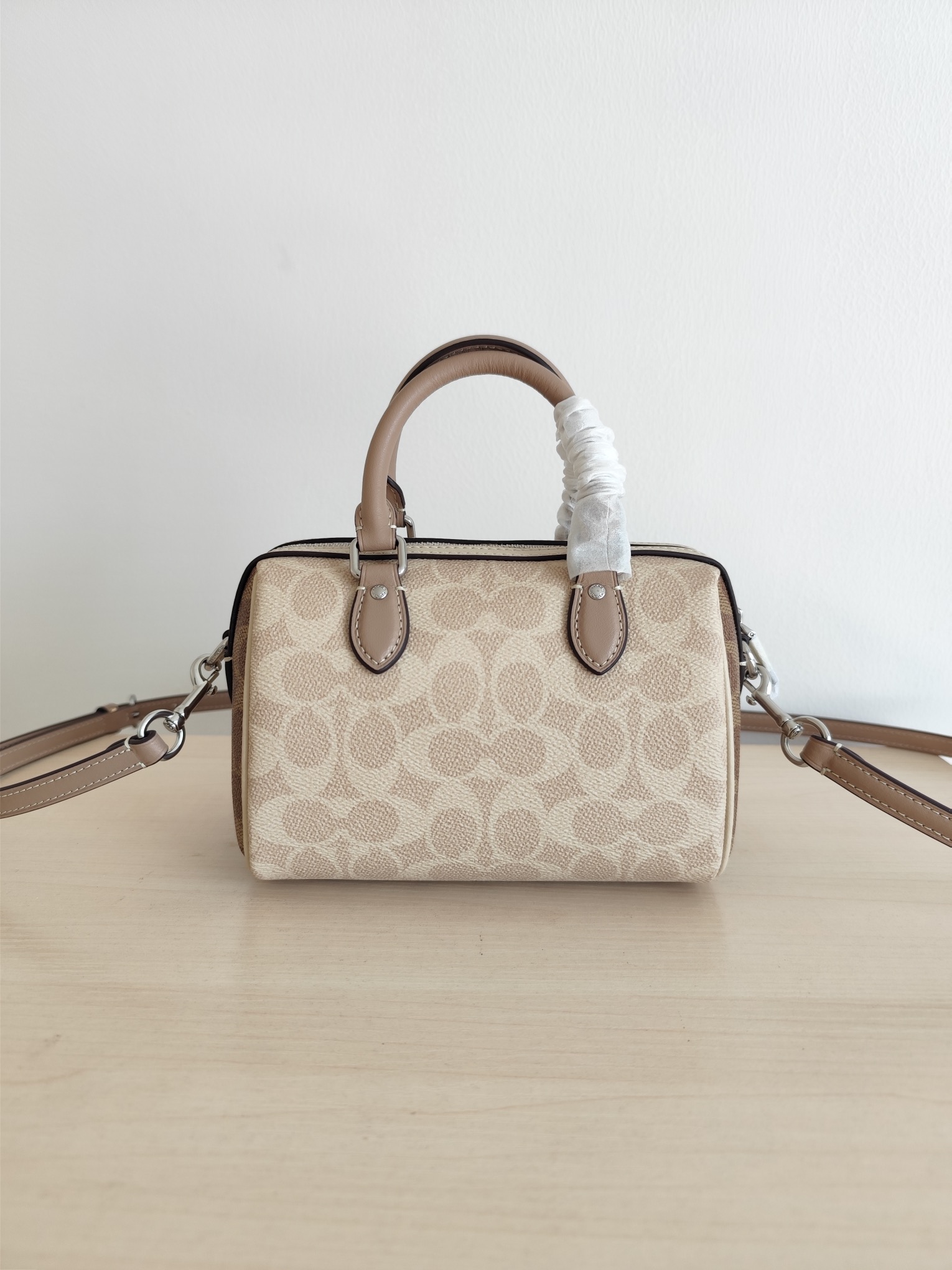 Coach 纯 COACH 蔻驰 MINI ROWAN CW330女士单肩斜挎手提包波士顿包