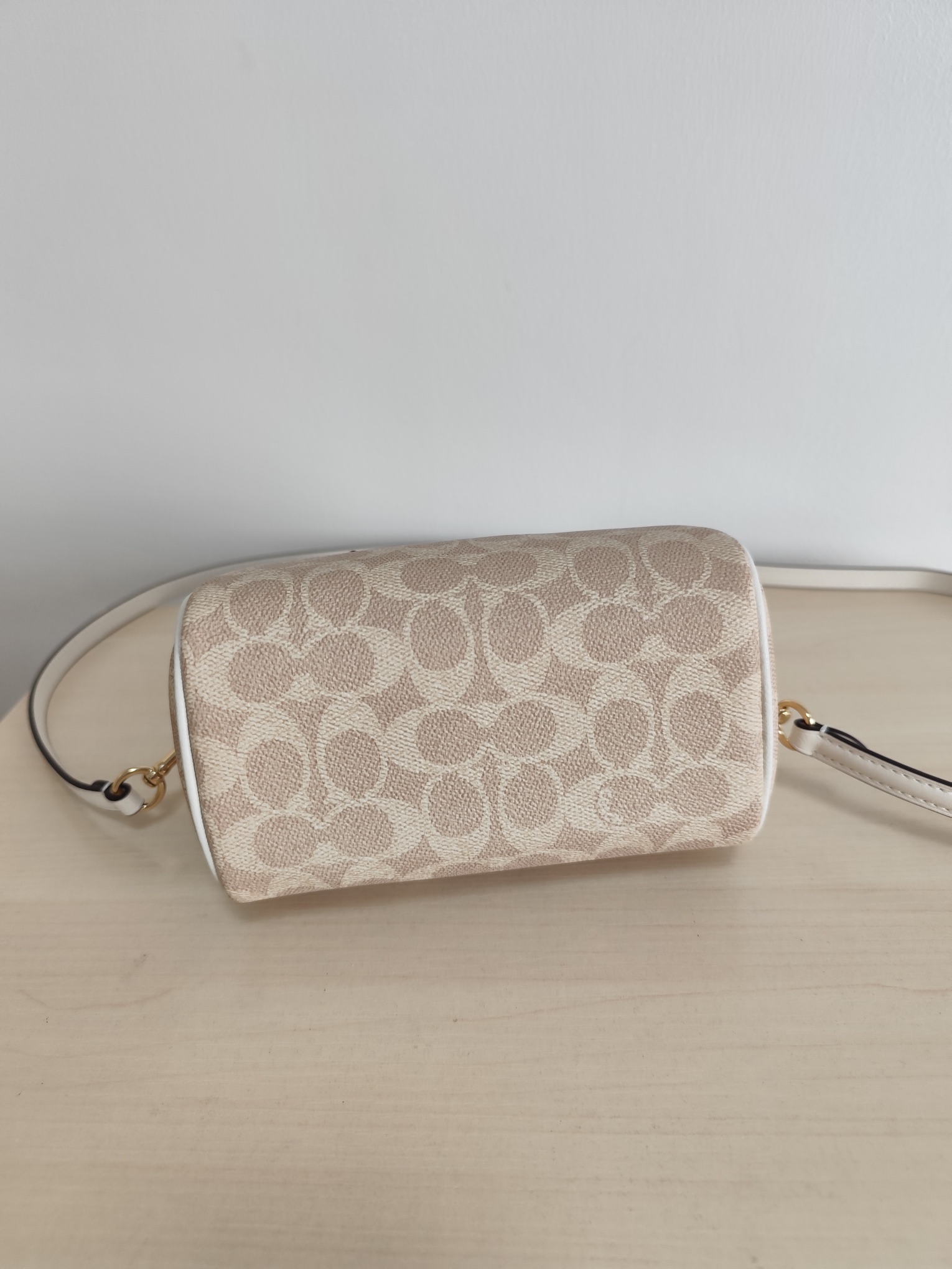 Coach 纯 COACH 蔻驰 MINI ROWAN CW329女士单肩斜挎手提包波士顿包
