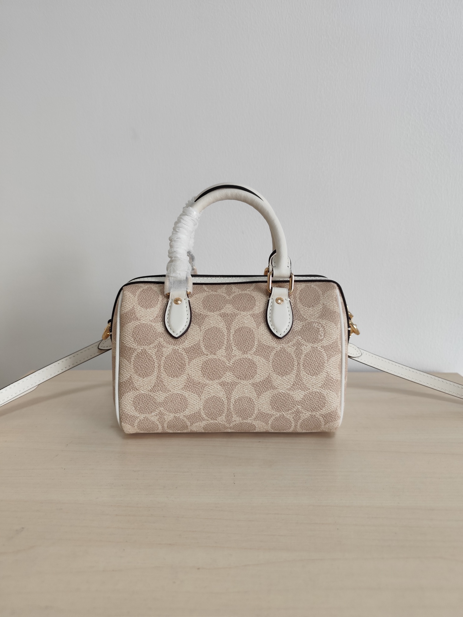 Coach 纯 COACH 蔻驰 MINI ROWAN CW329女士单肩斜挎手提包波士顿包