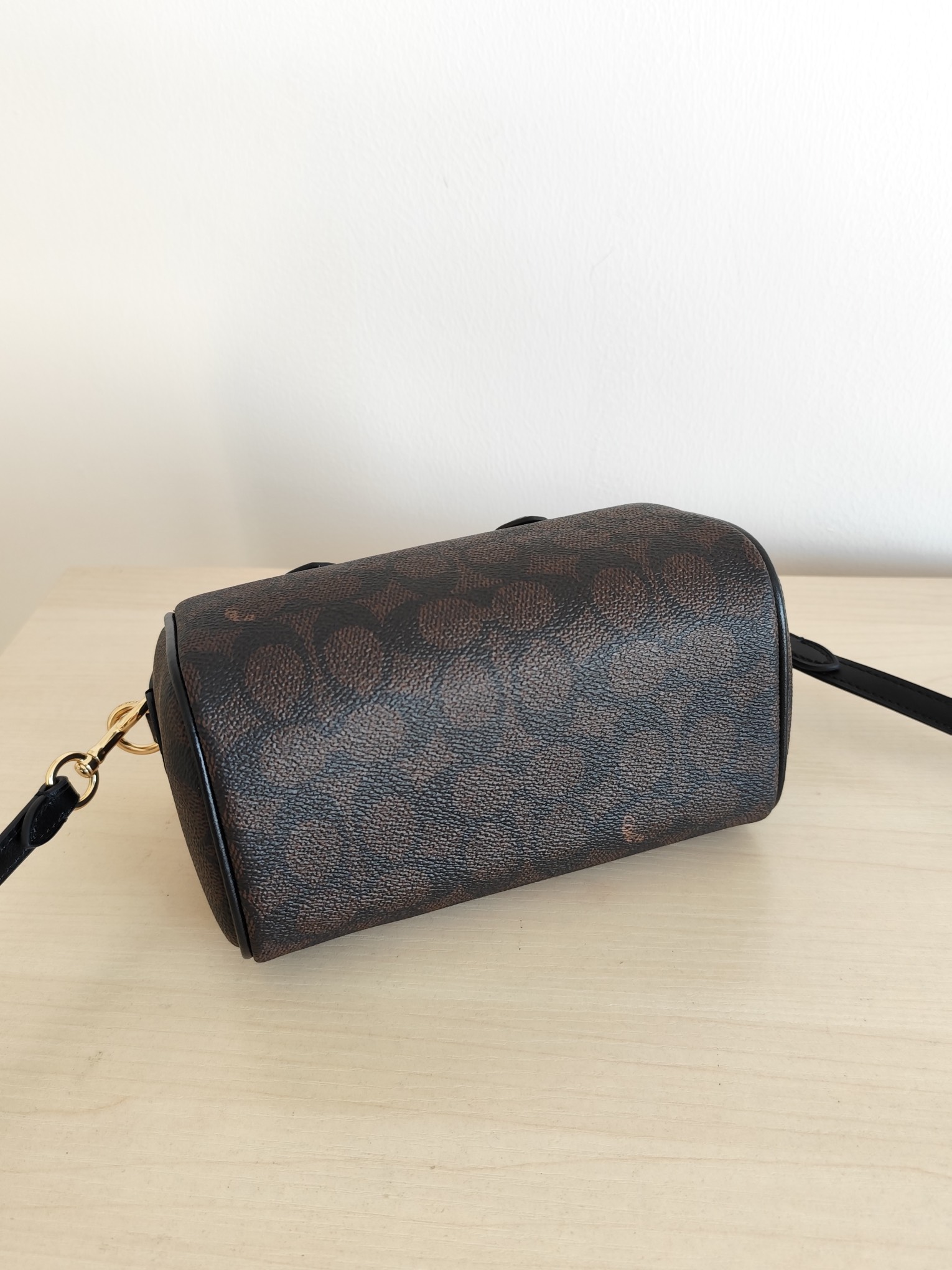 Coach 纯 COACH 蔻驰 MINI ROWAN CW329女士单肩斜挎手提包波士顿包