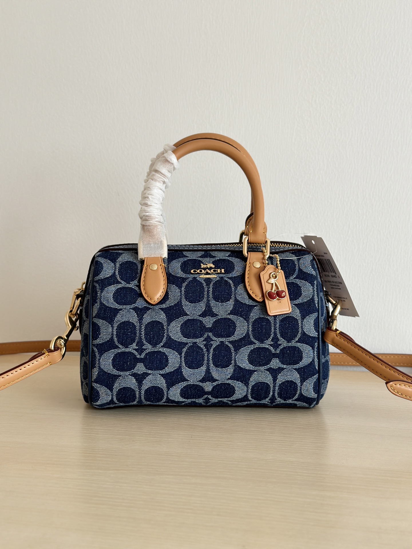 Coach ～纯 COACH 蔻驰 MINI ROWAN CY742女士单肩斜挎手提包波士顿包