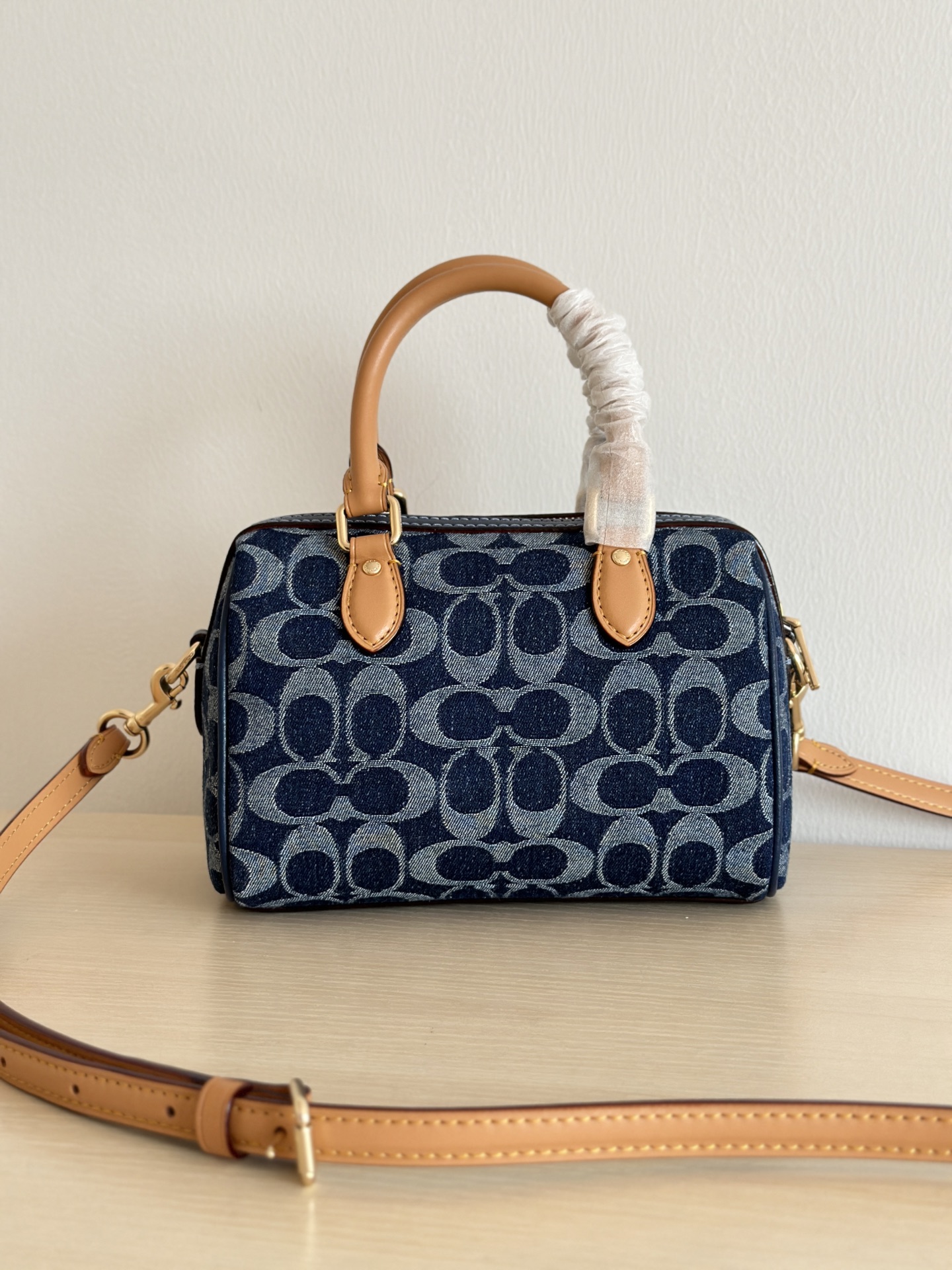 Coach ～纯 COACH 蔻驰 MINI ROWAN CY742女士单肩斜挎手提包波士顿包