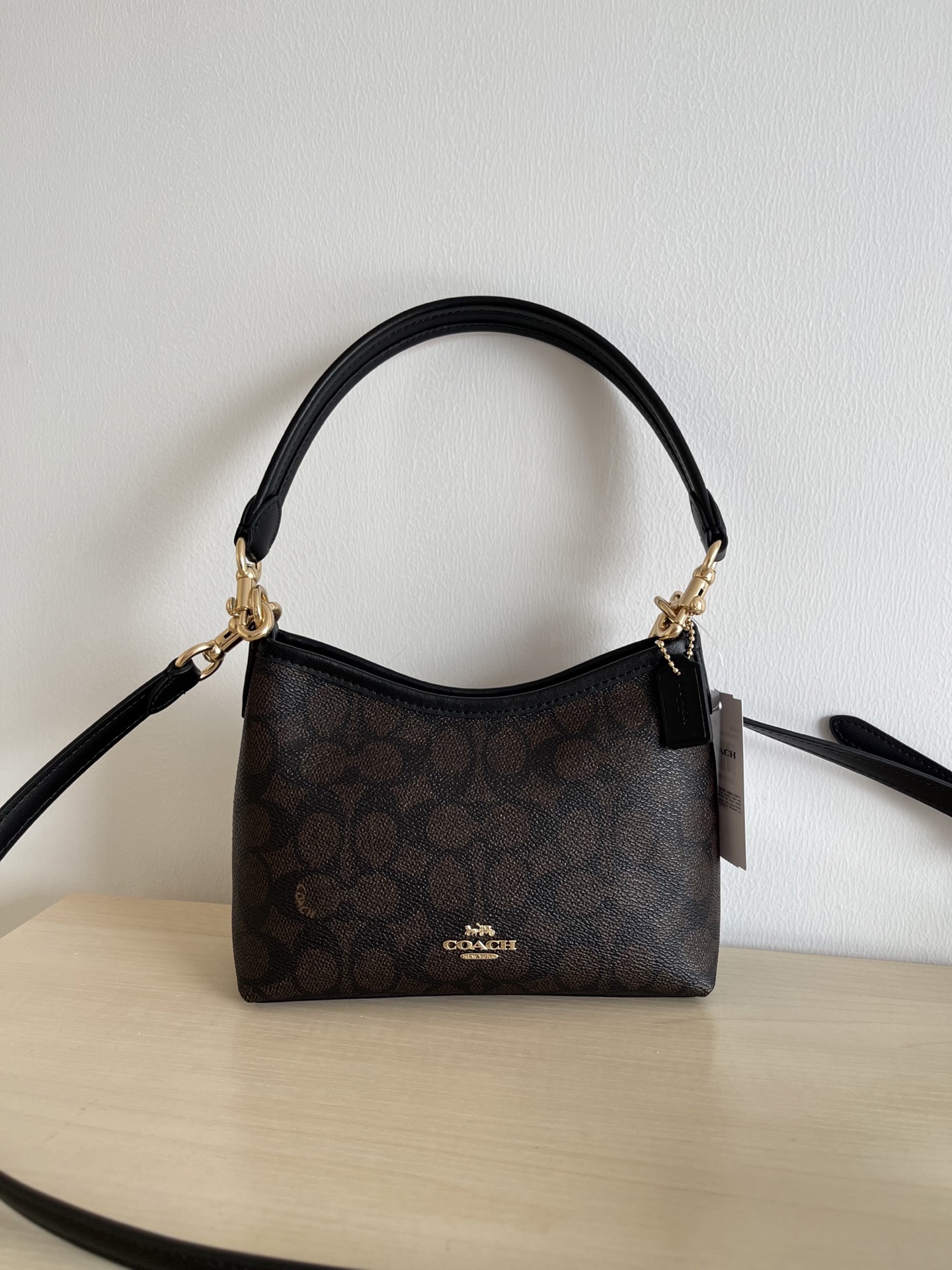 Coach ￼ 纯原Coach蔻驰 CBH15 Mini laurel系列流浪包 单肩斜挎包