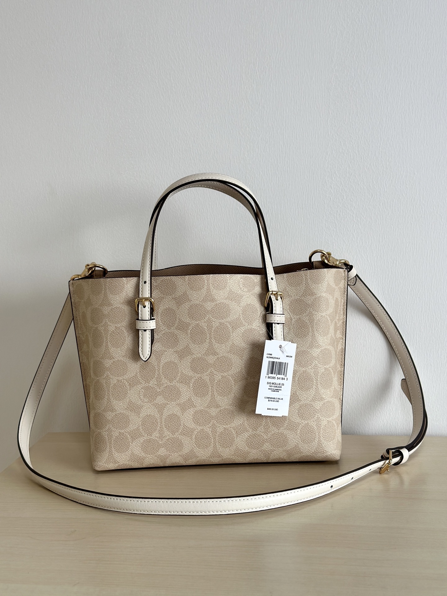 Coach ～纯原coach蔻驰CV965 Mollie25系列 托特斜挎包