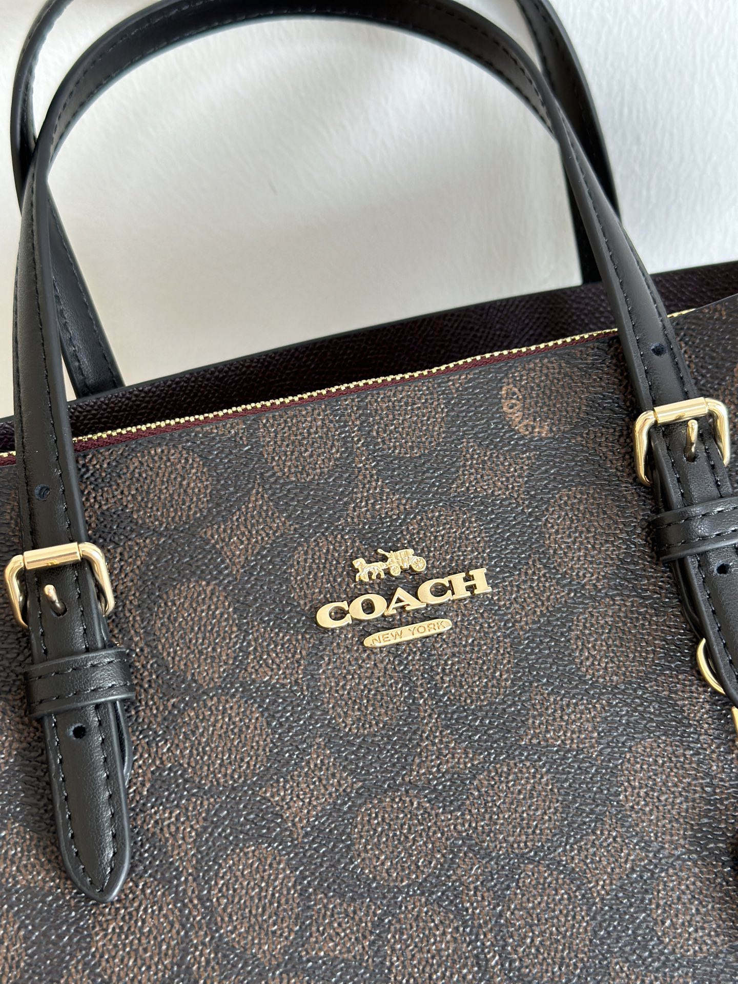 Coach ～纯原coach蔻驰CV965 Mollie25系列 托特斜挎包