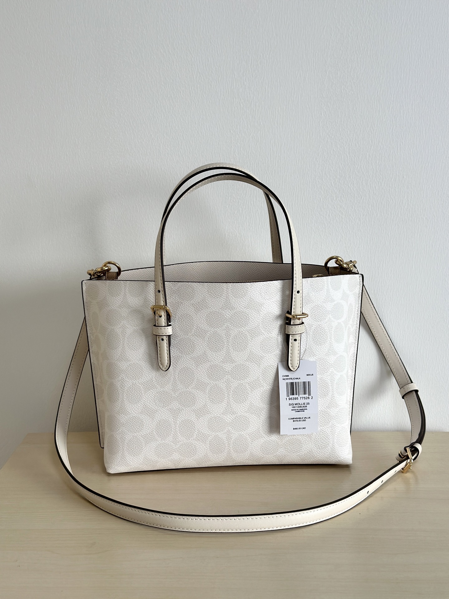 Coach ～纯原coach蔻驰CV965 Mollie25系列 托特斜挎包