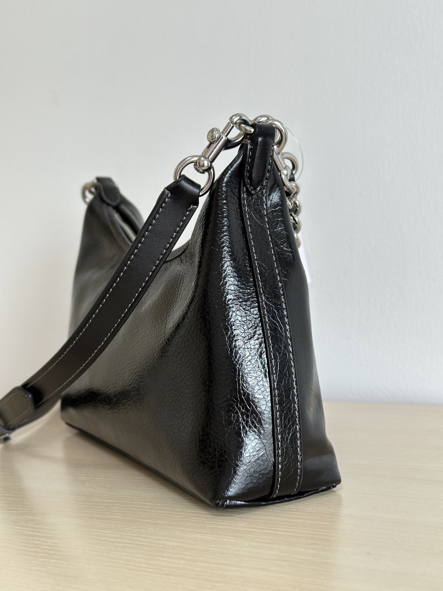 Coach 纯原Coach蔻驰 CAD75 Juliet朱丽叶系列油蜡皮流浪包 三肩带设计 多种自由搭配背法