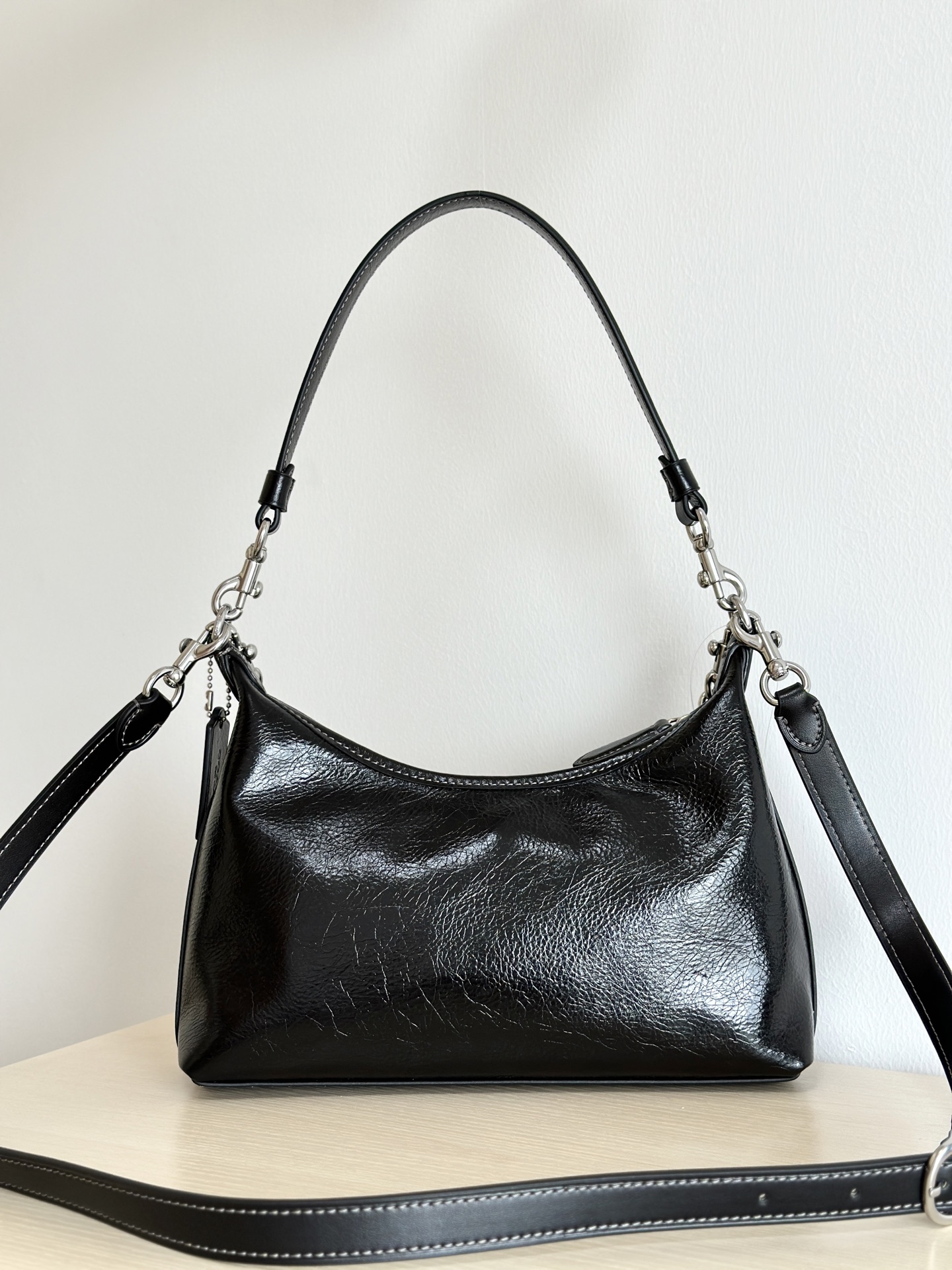 Coach 纯原Coach蔻驰 CAD75 Juliet朱丽叶系列油蜡皮流浪包 三肩带设计 多种自由搭配背法