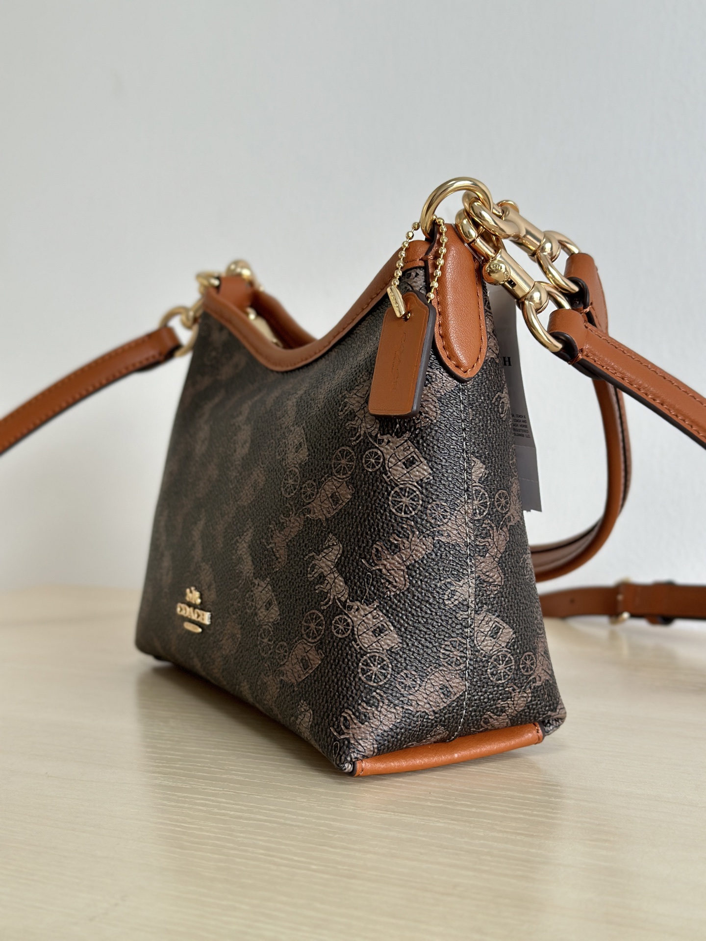 Coach ～￼纯原Coach蔻驰 CC037 laurel系列mini迷你流浪包 单肩斜挎包