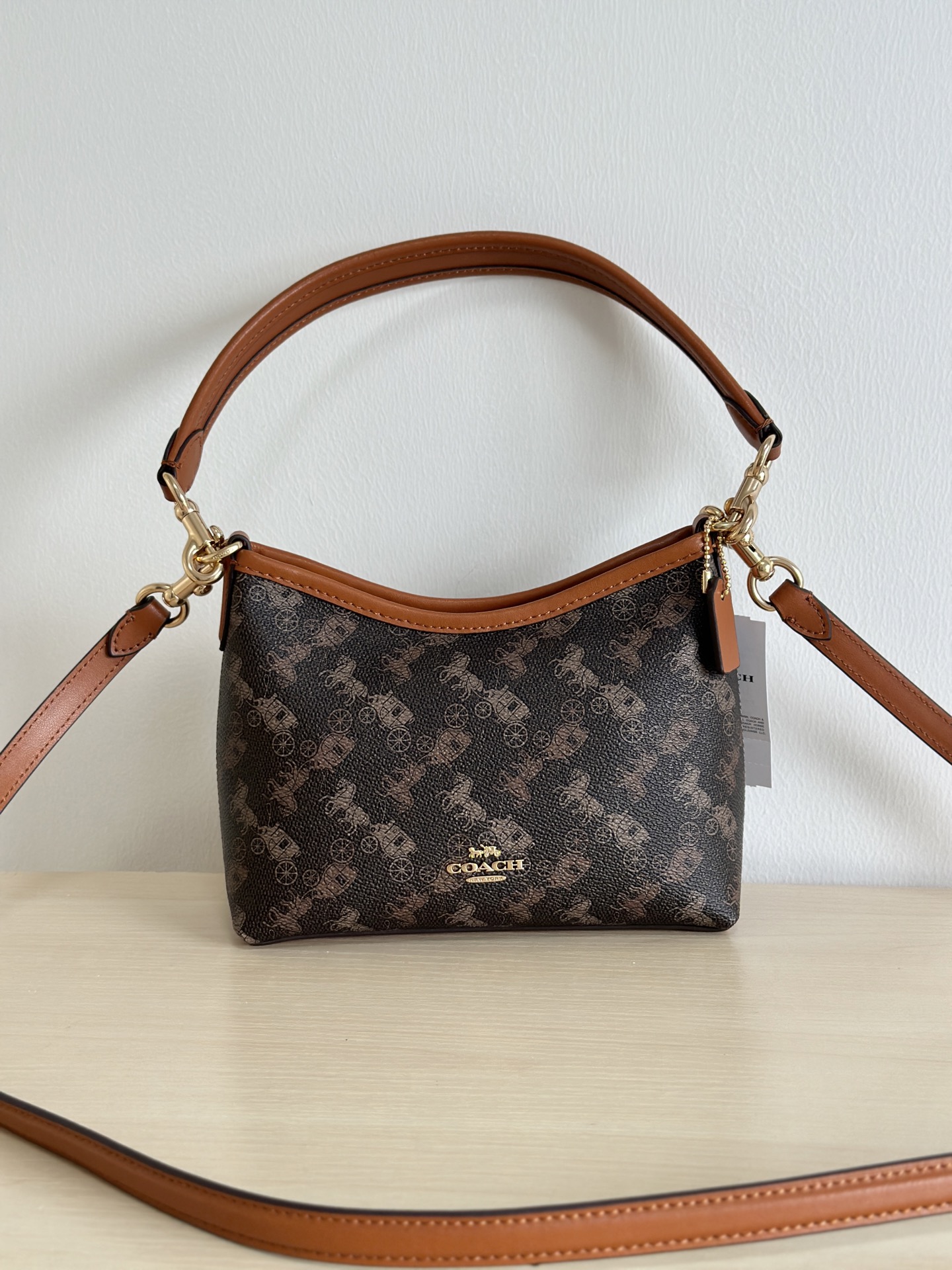 Coach ～￼纯原Coach蔻驰 CC037 laurel系列mini迷你流浪包 单肩斜挎包