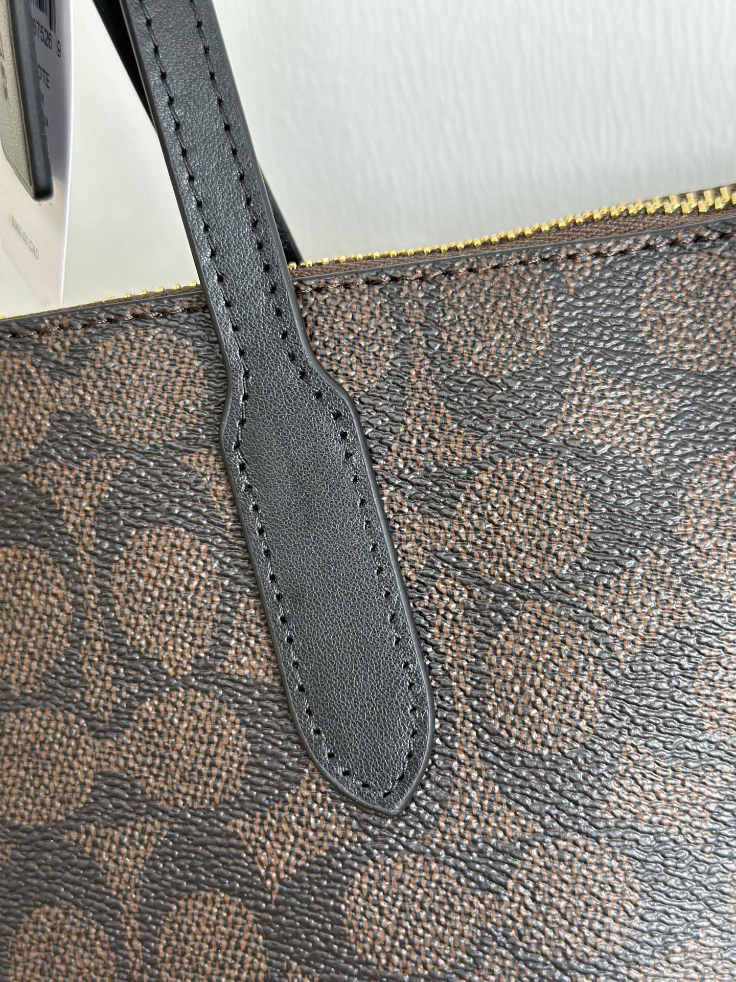 Coach ～黑咖色细节纯原 COACH 蔻驰CBT20 Zip top Tote 30新款拉链托特