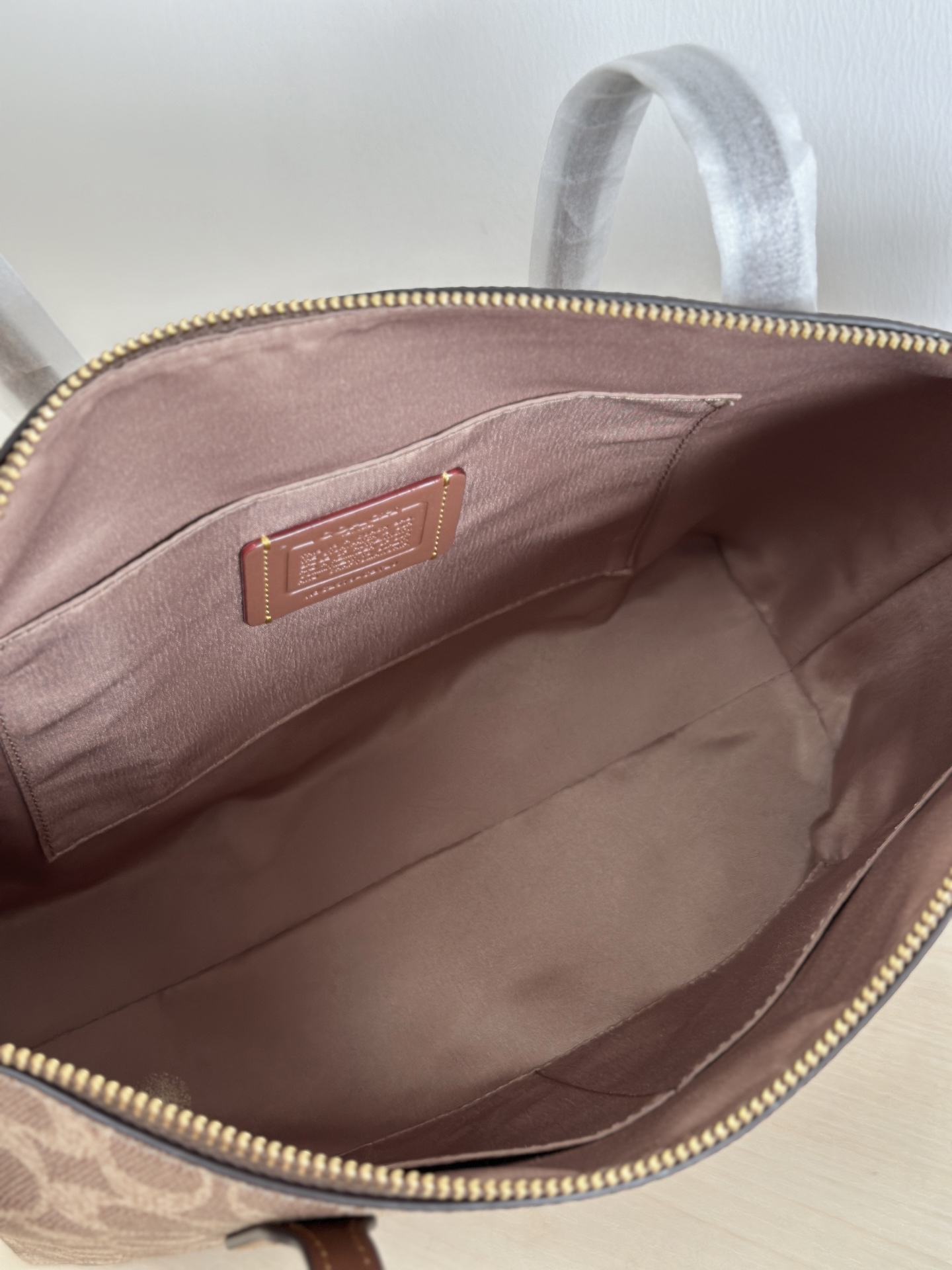 Coach ～焦糖色细节纯原 COACH 蔻驰CBT20 Zip top Tote 30新款拉链托特