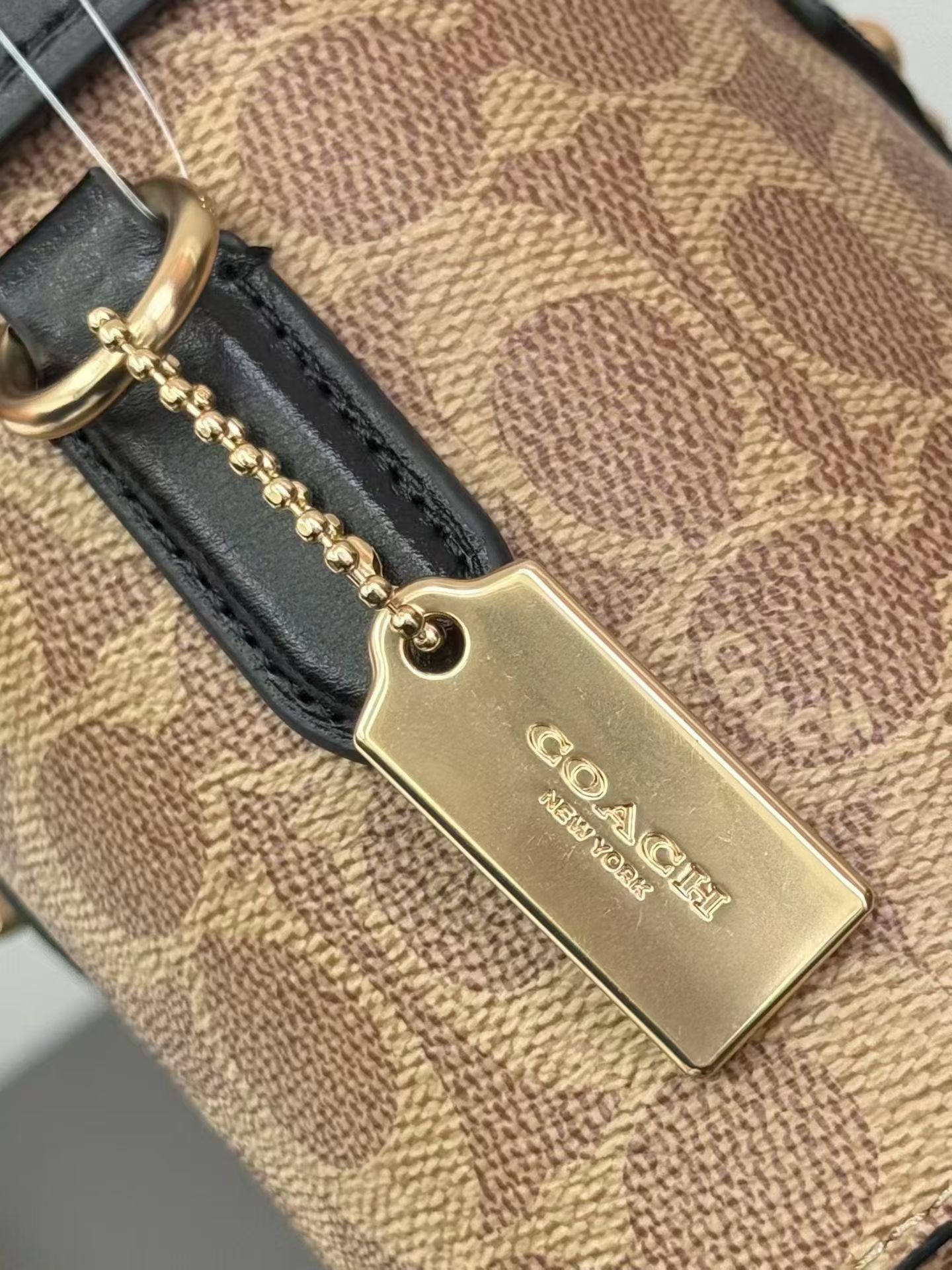 Coach ～原Coach蔻驰 CBQ35 Kay20系列新款盒子包化妆包 代购级别 最新款化妆包