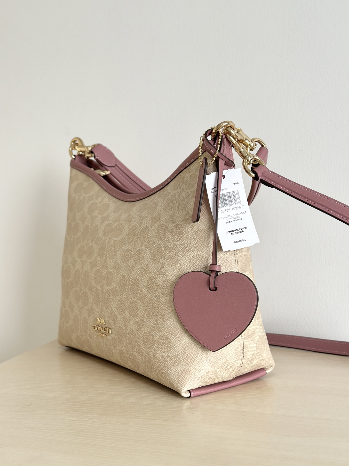 Coach 纯原Coach蔻驰 CDQ14 laurel系列流浪包 单肩斜挎包