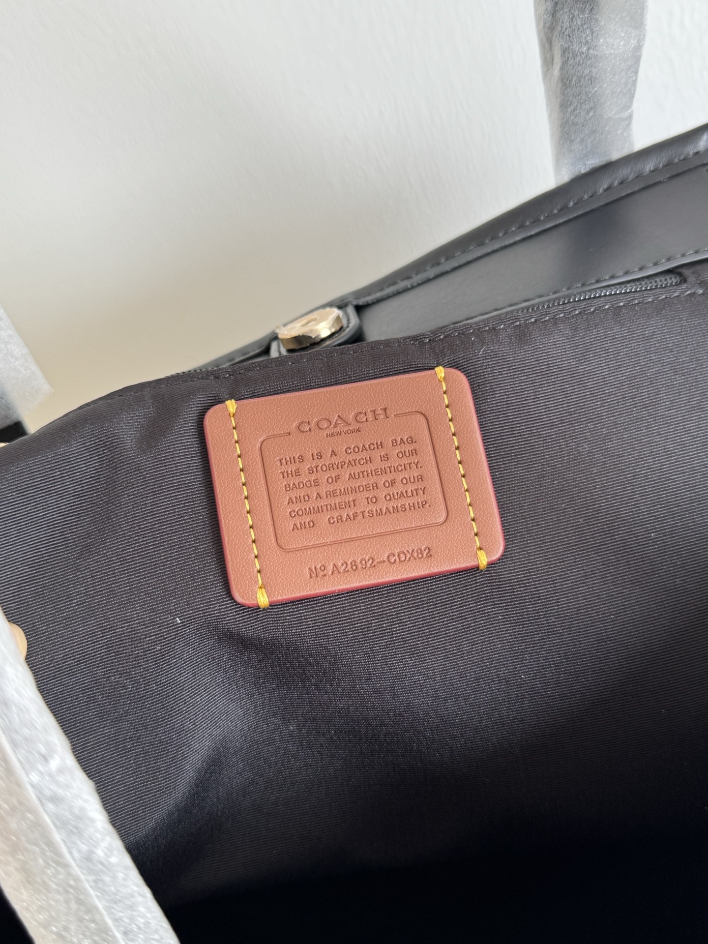 Coach 纯原Coach蔻驰 CDX82 City26系列中号托特包购物袋 最新版本 双面贴合工艺