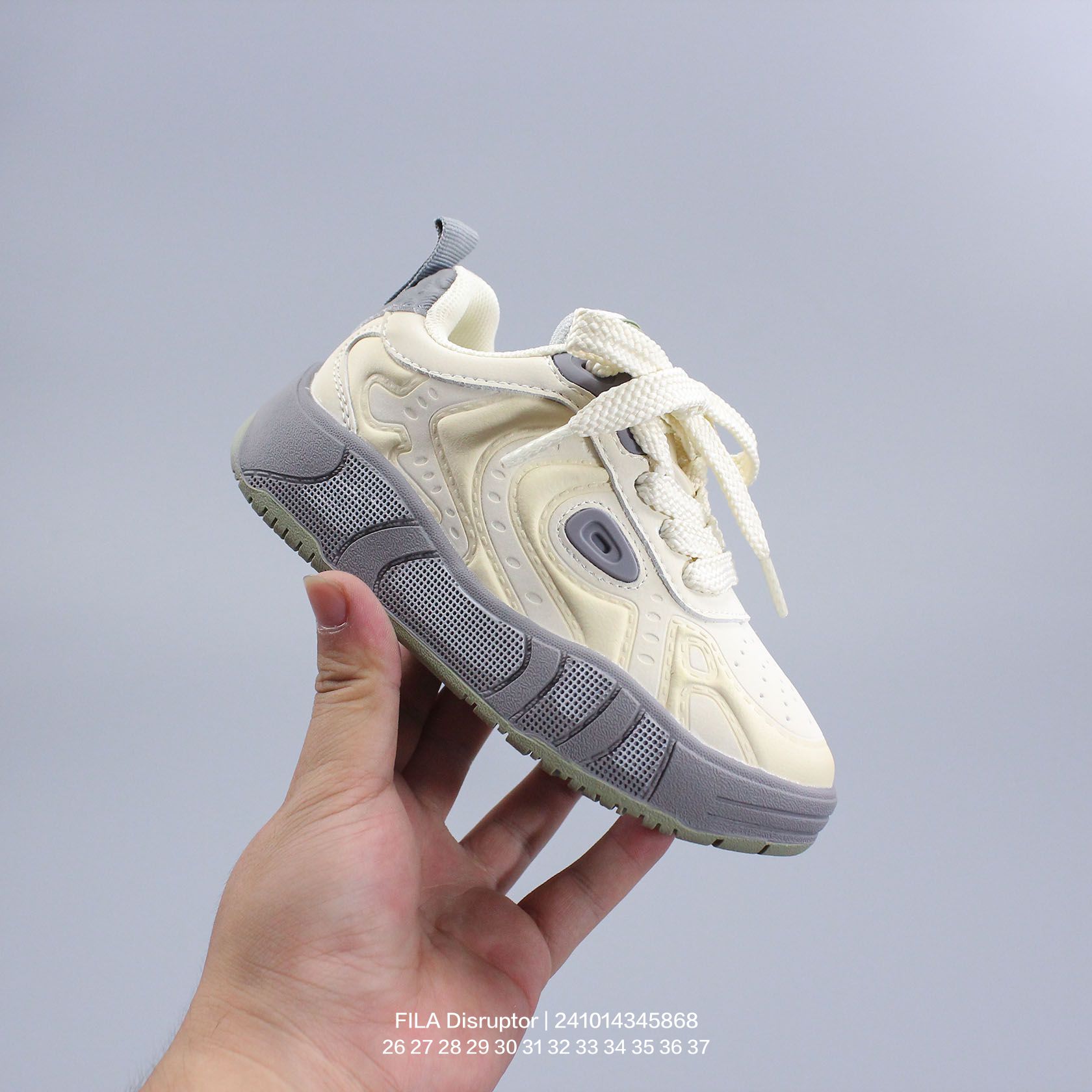 FILA/斐乐 💯🧒童鞋上线 斐乐 ❗FILA Disruptor 厚底百搭慢跑鞋 类型：童鞋 版本：公司级 尺码：26 27 28 29 30 31 32 33 34 35 36 37-选品中心