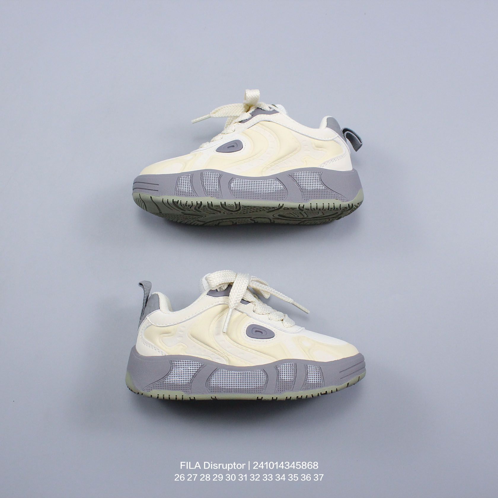 图片[7]-FILA/斐乐 💯🧒童鞋上线 斐乐 ❗FILA Disruptor 厚底百搭慢跑鞋 类型：童鞋 版本：公司级 尺码：26 27 28 29 30 31 32 33 34 35 36 37-选品中心