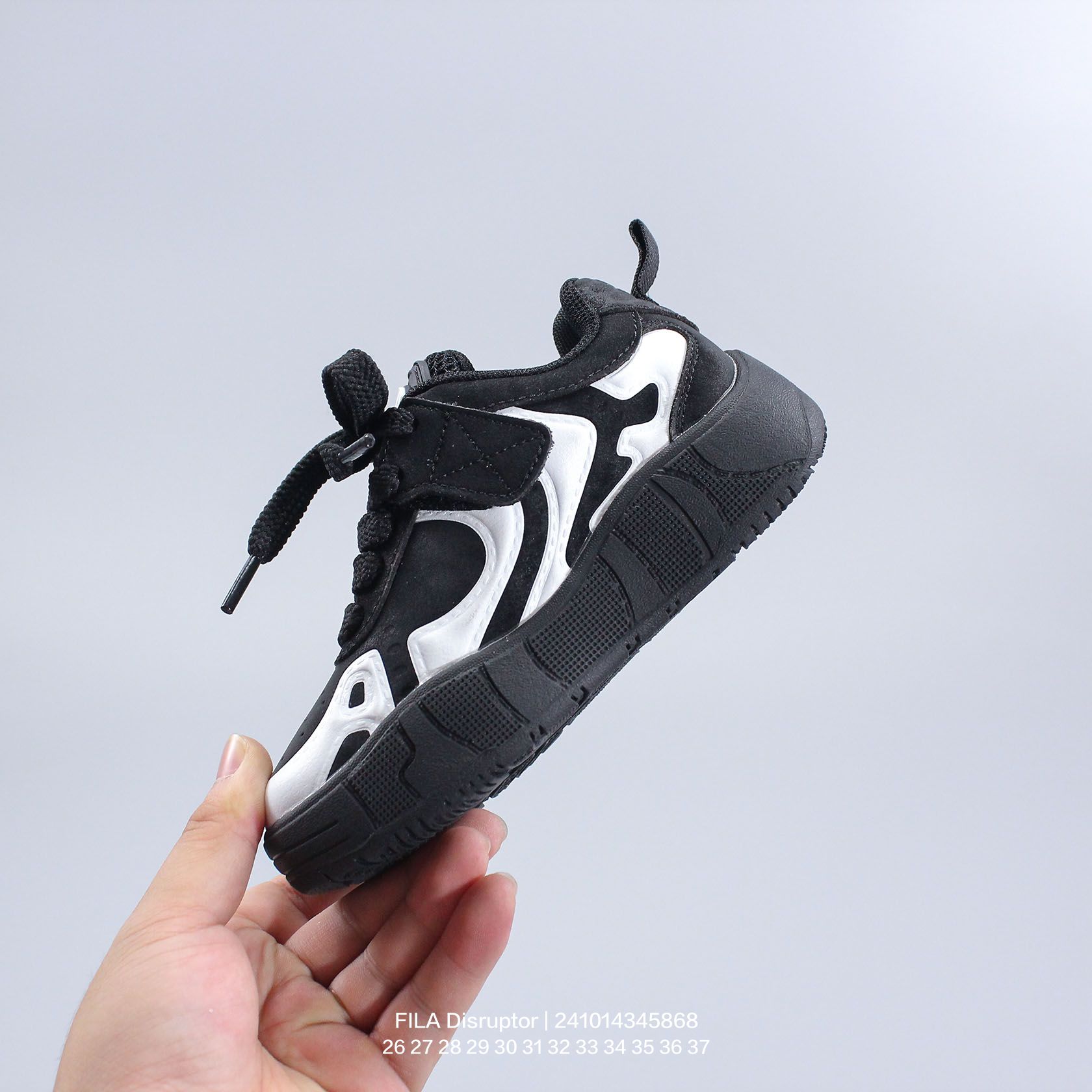 图片[3]-FILA/斐乐 💯🧒童鞋上线 斐乐 ❗FILA Disruptor 厚底百搭慢跑鞋 类型：童鞋 版本：公司级 尺码：26 27 28 29 30 31 32 33 34 35 36 37-选品中心
