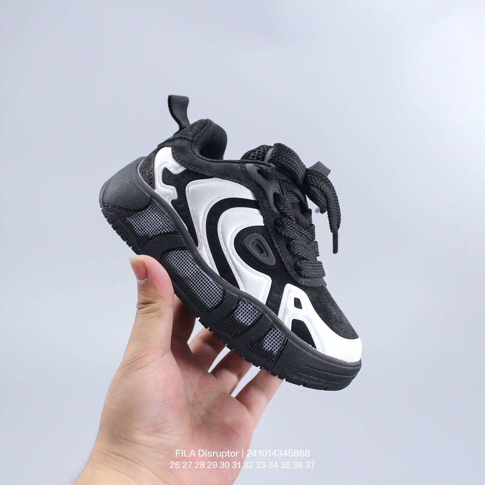 FILA/斐乐 💯🧒童鞋上线 斐乐 ❗FILA Disruptor 厚底百搭慢跑鞋 类型：童鞋 版本：公司级 尺码：26 27 28 29 30 31 32 33 34 35 36 37-选品中心