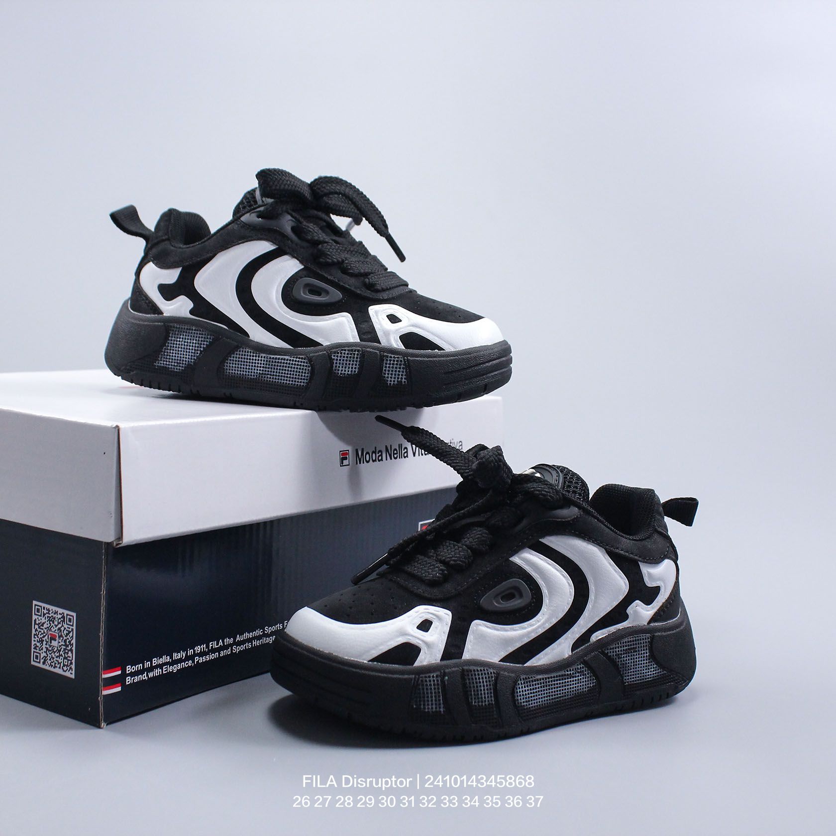 图片[9]-FILA/斐乐 💯🧒童鞋上线 斐乐 ❗FILA Disruptor 厚底百搭慢跑鞋 类型：童鞋 版本：公司级 尺码：26 27 28 29 30 31 32 33 34 35 36 37-选品中心