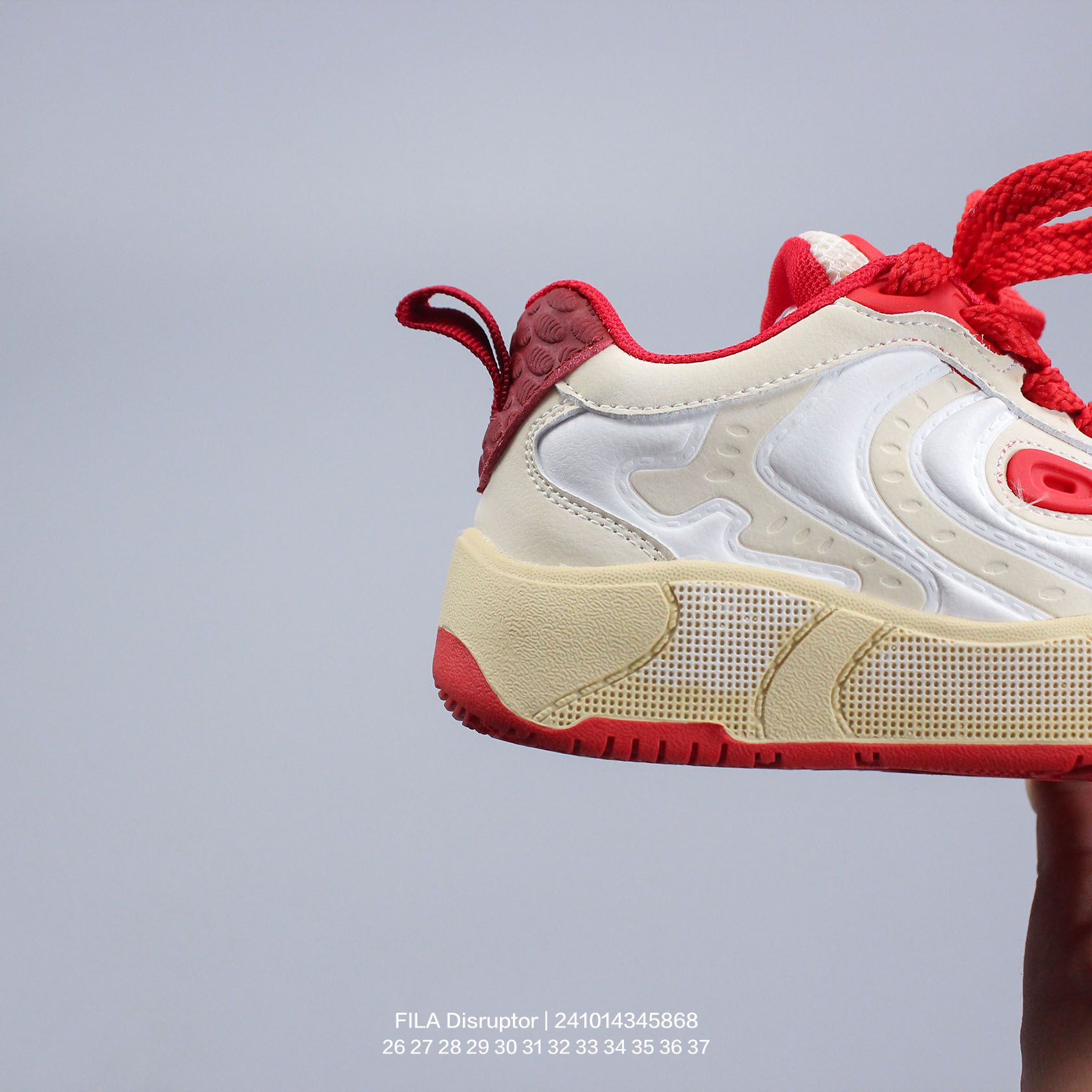 图片[4]-FILA/斐乐 💯🧒童鞋上线 斐乐 ❗FILA Disruptor 厚底百搭慢跑鞋 类型：童鞋 版本：公司级 尺码：26 27 28 29 30 31 32 33 34 35 36 37-选品中心