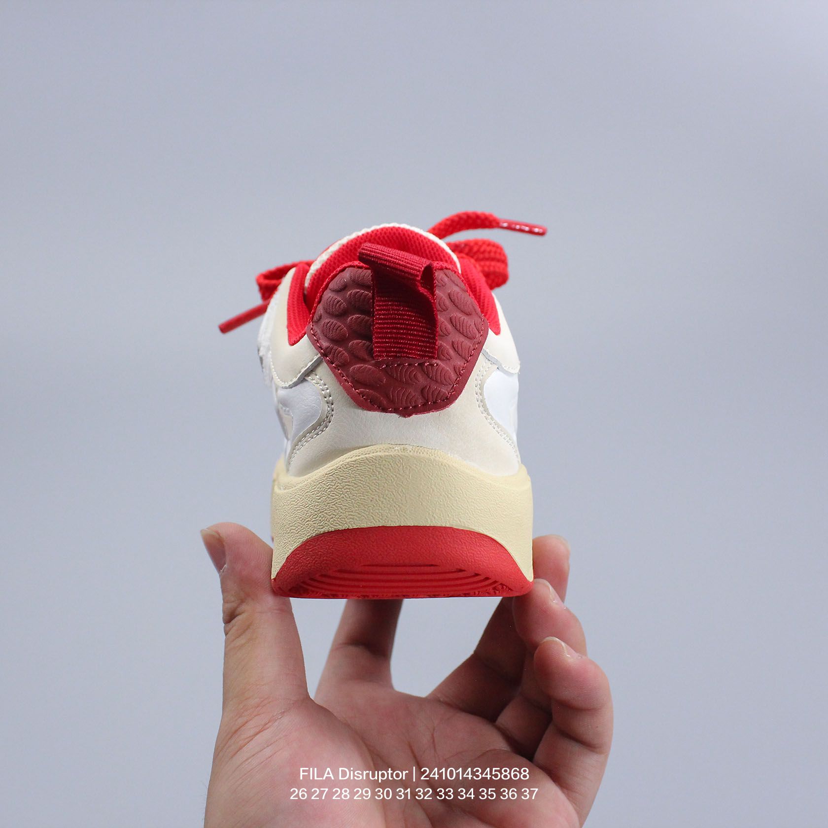 图片[5]-FILA/斐乐 💯🧒童鞋上线 斐乐 ❗FILA Disruptor 厚底百搭慢跑鞋 类型：童鞋 版本：公司级 尺码：26 27 28 29 30 31 32 33 34 35 36 37-选品中心