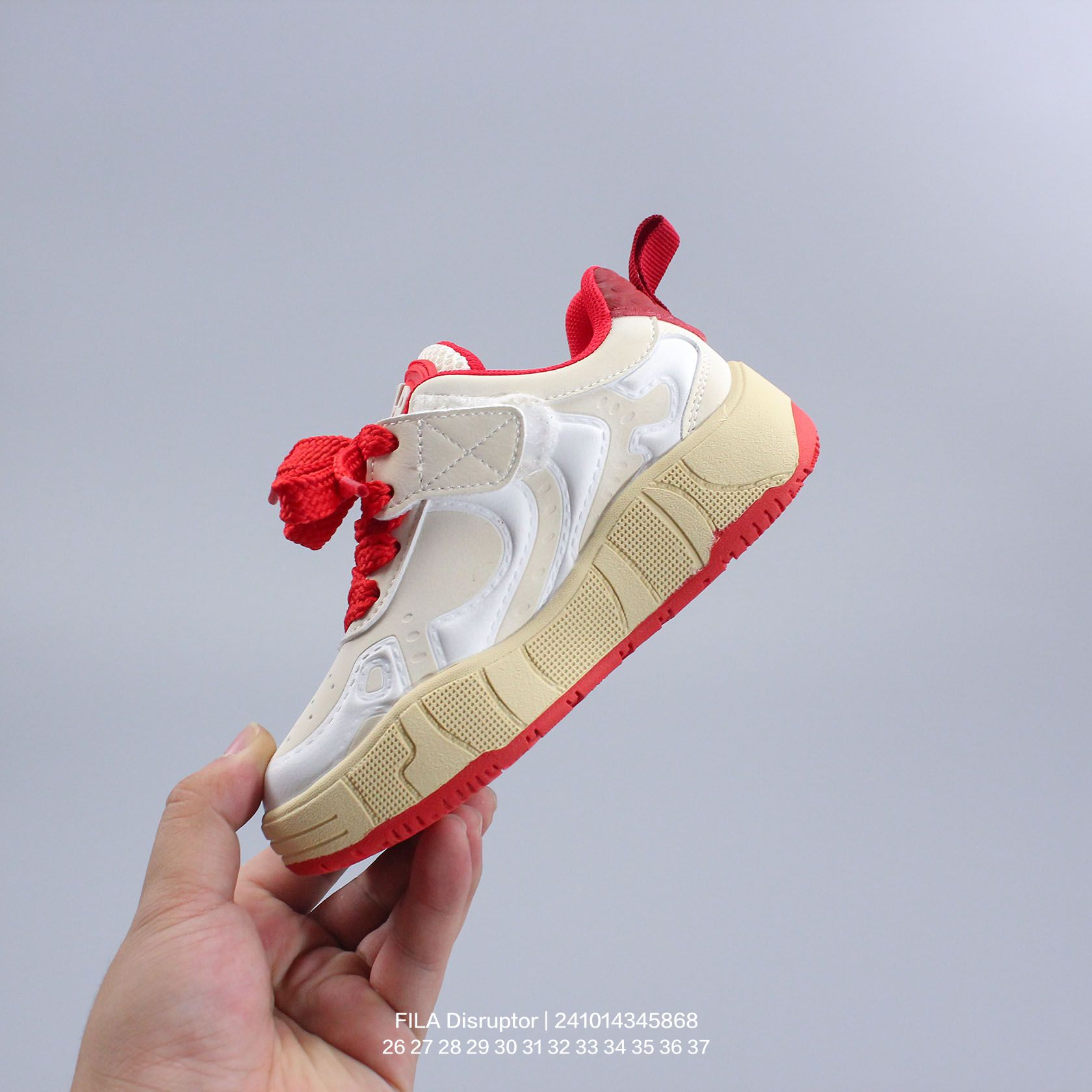 图片[3]-FILA/斐乐 💯🧒童鞋上线 斐乐 ❗FILA Disruptor 厚底百搭慢跑鞋 类型：童鞋 版本：公司级 尺码：26 27 28 29 30 31 32 33 34 35 36 37-选品中心