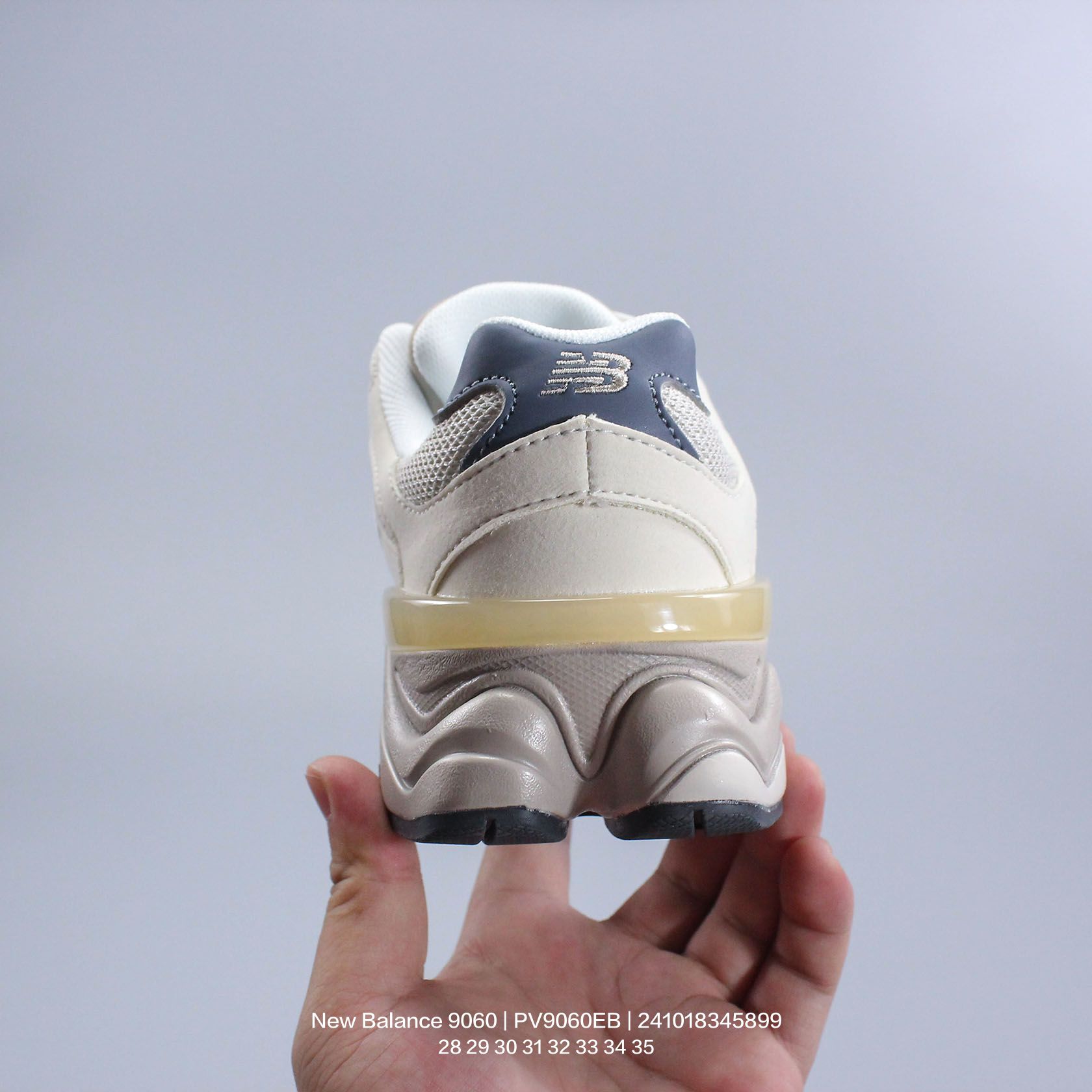 图片[5]-New Balance/新百伦 公司级 9060系列 童鞋版本上线,潮爹潮妈追寻的单品!!采用反绒面革及透气斜纹帆布料拼接鞋面材质，中底嵌入ABZORB缓震科技材料及后跟嵌入TPU装饰条稳固❗️ 复古爱好者看过来,全新配色!全新NB新百伦New Balance 9060\”Driftwood Castlerock\”系列复古百搭老爹风小象蹄休闲运动跑步鞋“浮木棕深灰 P类型：童鞋 版本：公司级 尺码：28 29 30 31 32 33 34 35-选品中心