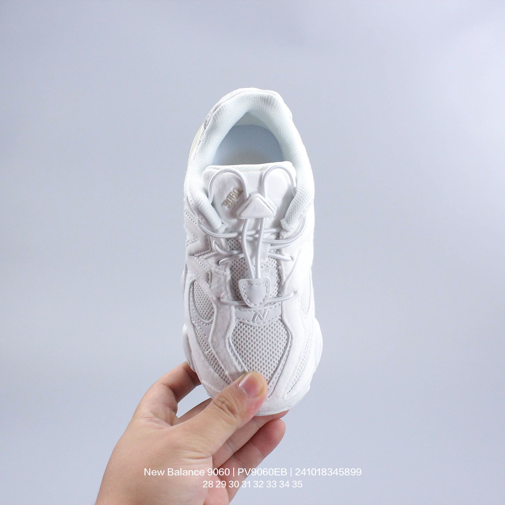 图片[2]-New Balance/新百伦 公司级 9060系列 童鞋版本上线,潮爹潮妈追寻的单品!!采用反绒面革及透气斜纹帆布料拼接鞋面材质，中底嵌入ABZORB缓震科技材料及后跟嵌入TPU装饰条稳固❗️ 复古爱好者看过来,全新配色!全新NB新百伦New Balance 9060\”Driftwood Castlerock\”系列复古百搭老爹风小象蹄休闲运动跑步鞋“浮木棕深灰 PV9060EB 类型：童鞋 版本：公司级 尺码：28 29 30 31 32 33 34 35-选品中心