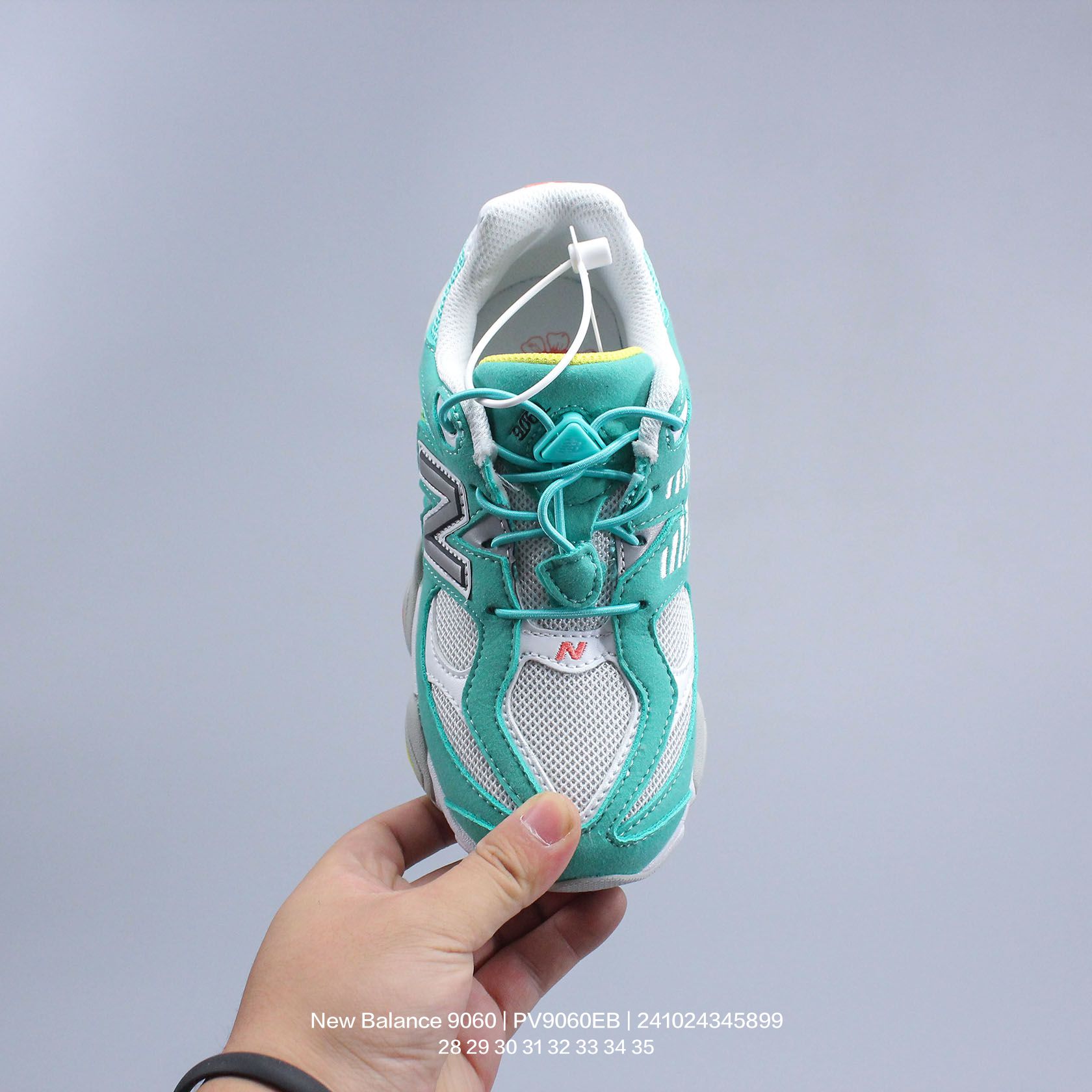 图片[2]-New Balance/新百伦 公司级 9060系列 童鞋版本上线,潮爹潮妈追寻的单品!!采用反绒面革及透气斜纹帆布料拼接鞋面材质，中底嵌入ABZORB缓震科技材料及后跟嵌入TPU装饰条稳固❗️ 复古爱好者看过来,全新配色!全新NB新百伦New Balance 9060\”Driftwood Castlerock\”系列复古百搭老爹风小象蹄休闲运动跑步鞋“浮木棕深灰 PV9060EB 类型：童鞋 尺码：28 29 30 31 32 33 34 35-选品中心