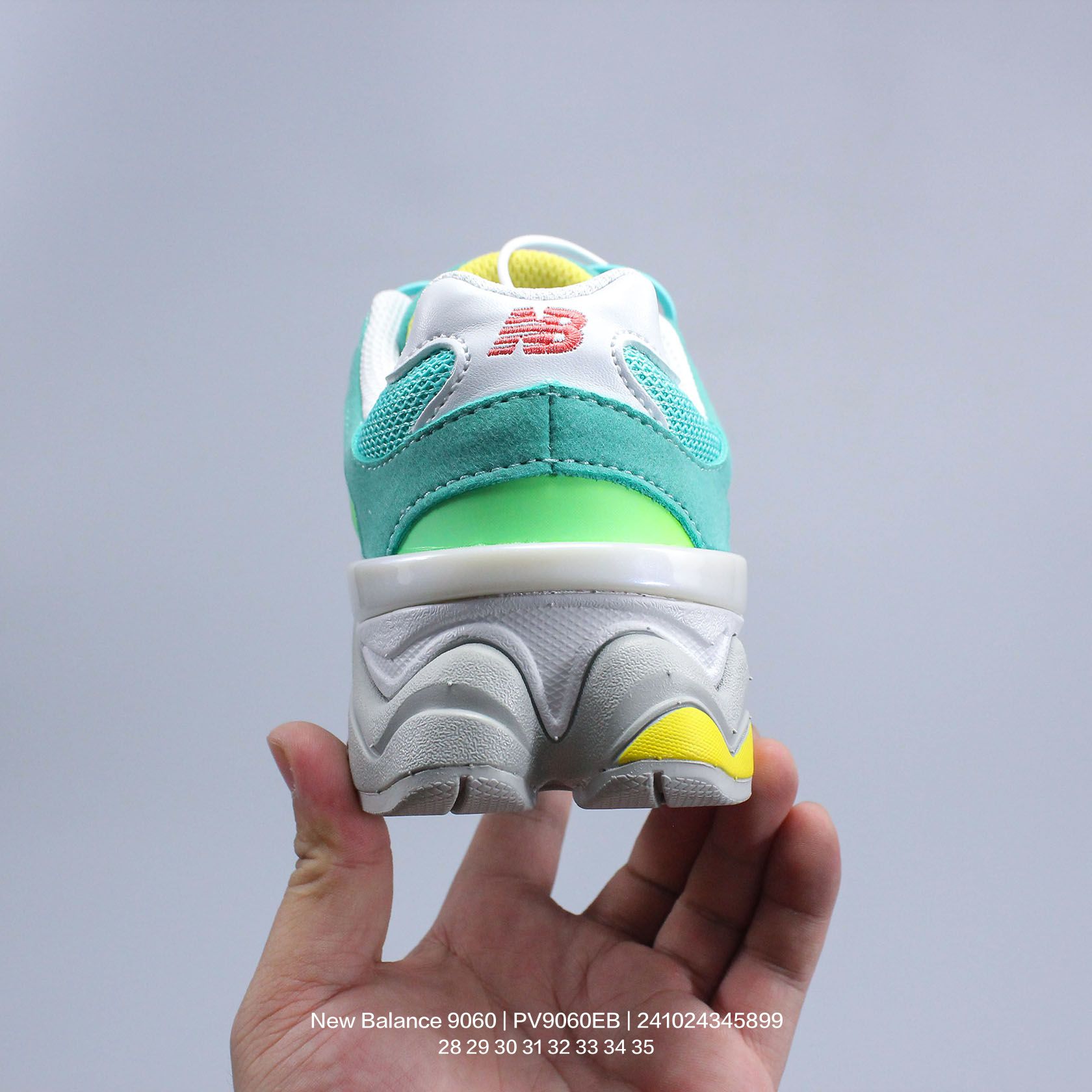 图片[5]-New Balance/新百伦 公司级 9060系列 童鞋版本上线,潮爹潮妈追寻的单品!!采用反绒面革及透气斜纹帆布料拼接鞋面材质，中底嵌入ABZORB缓震科技材料及后跟嵌入TPU装饰条稳固❗️ 复古爱好者看过来,全新配色!全新NB新百伦New Balance 9060\”Driftwood Castlerock\”系列复古百搭老爹风小象蹄休闲运动跑步鞋“浮木棕深灰 PV9060EB 类型：童鞋 尺码：28 29 30 31 32 33 34 35-选品中心