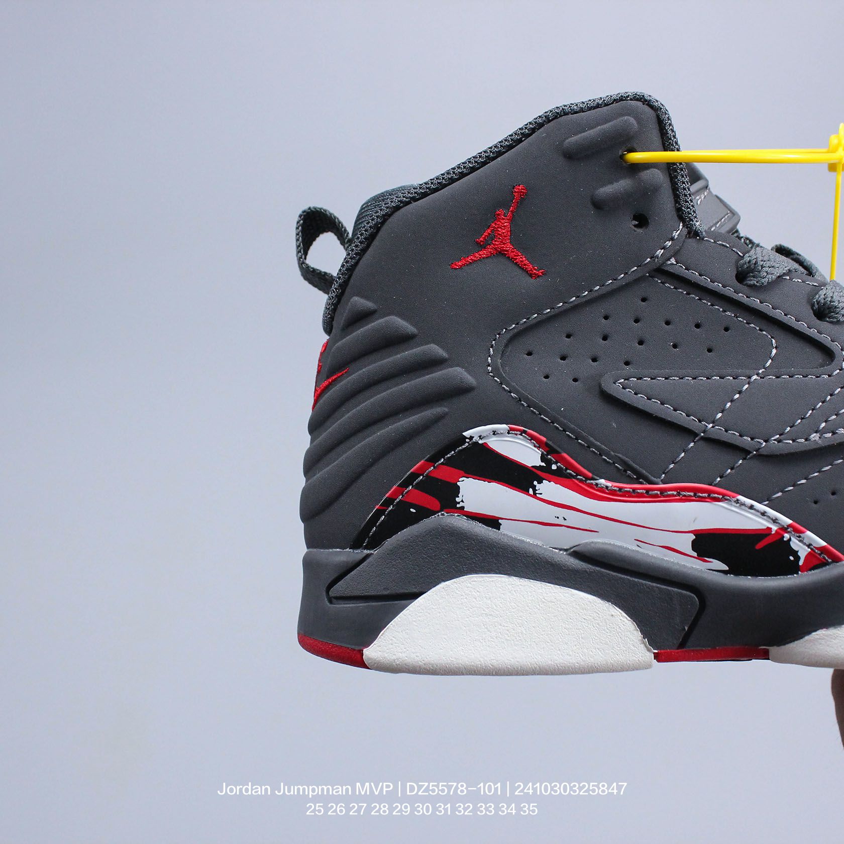 图片[4]-Jordan/乔丹 Jordan Jumpman MVP 耐磨透气 中帮 儿童篮球鞋 DZ5578-101 类型：童鞋 尺码：25 26 27 28 29 30 31 32 33 34 35-选品中心