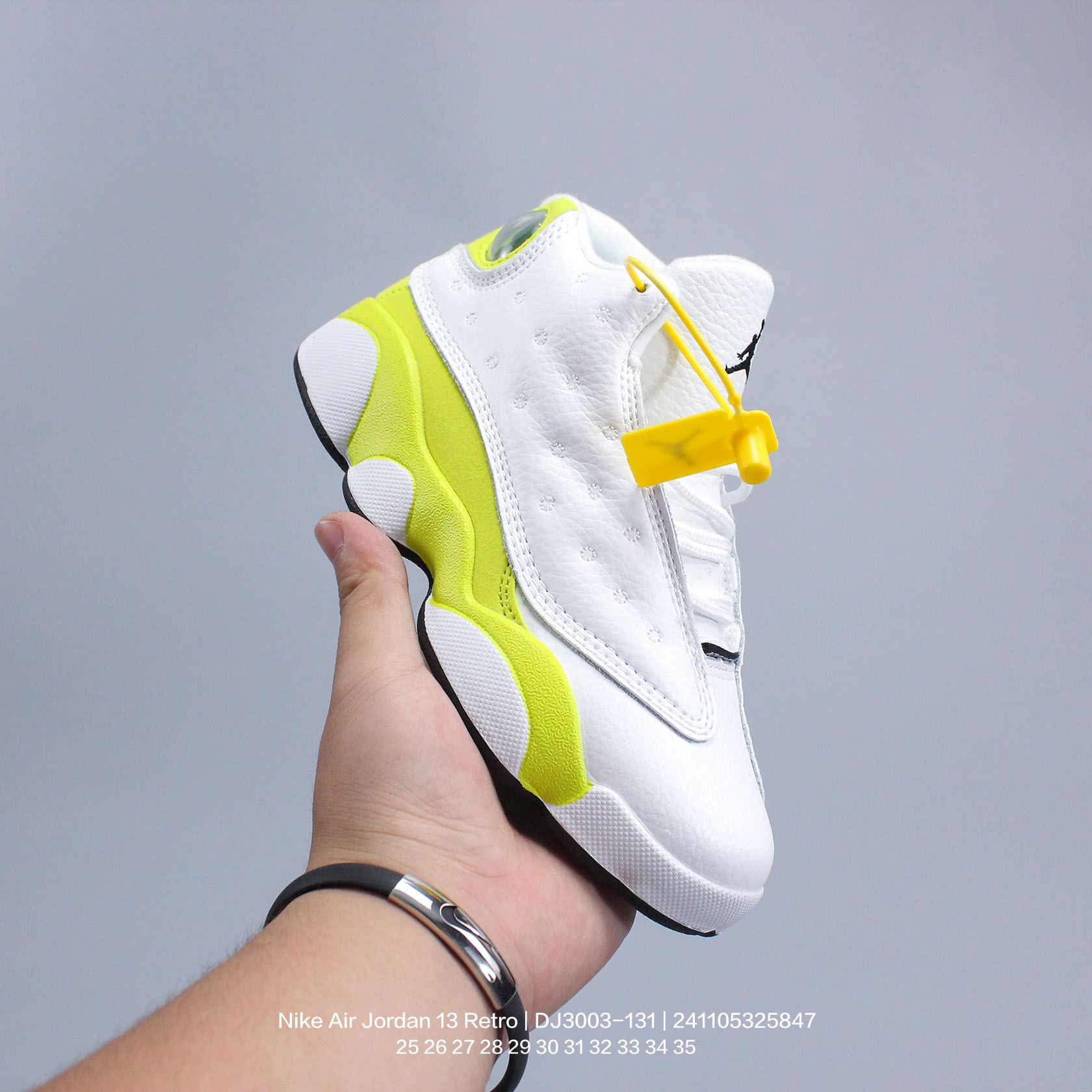 Jordan/乔丹 中大童学生的潮流童鞋❗️潮爹潮妈追寻的单品🎁采用贴膜牛培皮革鞋面材质，中底钢印及缜密拉帮效果❗️耐克乔丹Nike Air Jordan 13 Retro 乔丹中帮复古休闲文化篮球鞋\