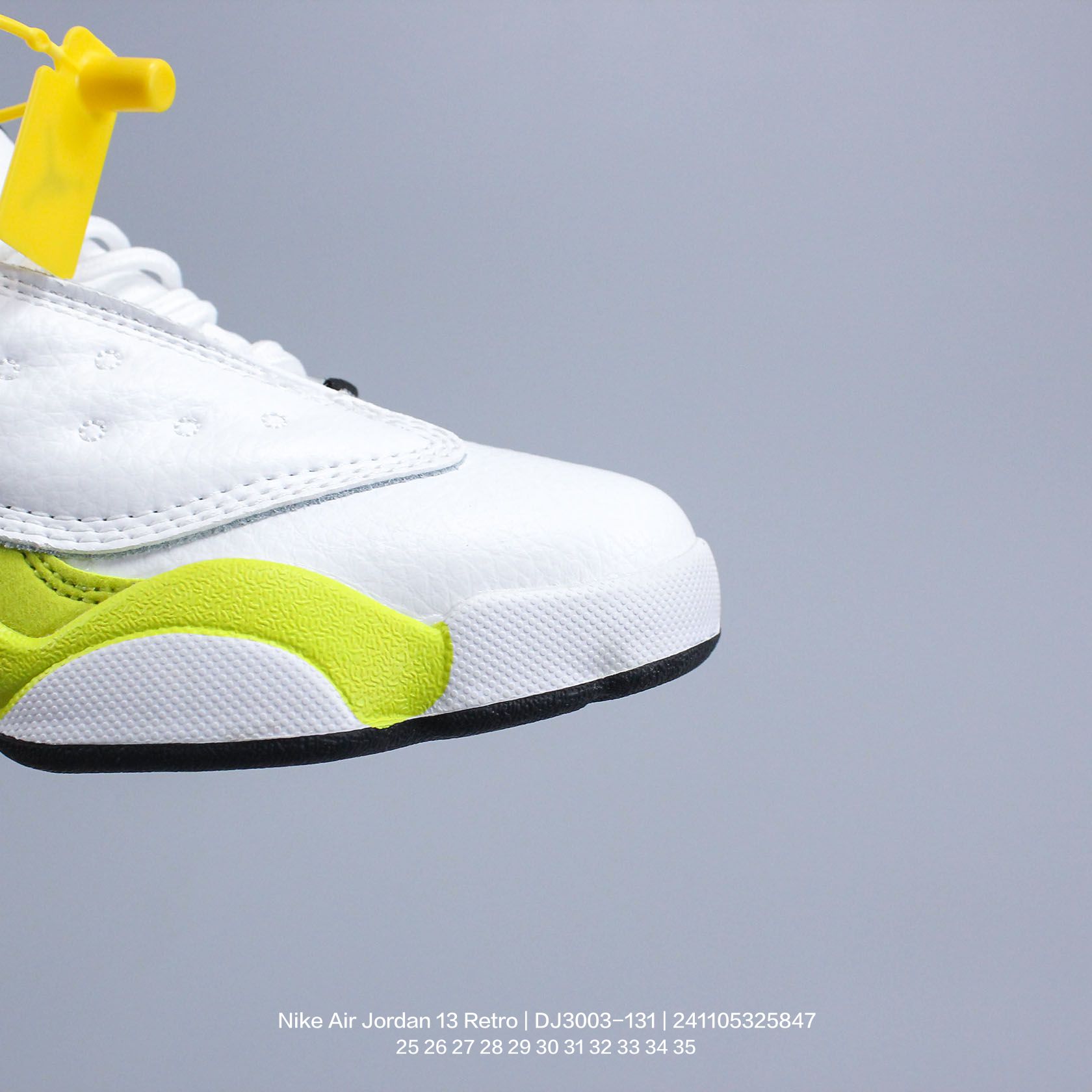 图片[6]-Jordan/乔丹 中大童学生的潮流童鞋❗️潮爹潮妈追寻的单品🎁采用贴膜牛培皮革鞋面材质，中底钢印及缜密拉帮效果❗️耐克乔丹Nike Air Jordan 13 Retro 乔丹中帮复古休闲文化篮球鞋\” DJ3003-131 类型：童鞋 尺码：25 26 27 28 29 30 31 32 33 34 35-选品中心