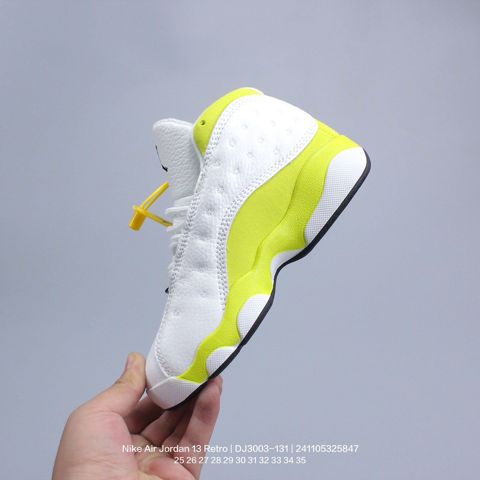 图片[3]-Jordan/乔丹 中大童学生的潮流童鞋❗️潮爹潮妈追寻的单品🎁采用贴膜牛培皮革鞋面材质，中底钢印及缜密拉帮效果❗️耐克乔丹Nike Air Jordan 13 Retro 乔丹中帮复古休闲文化篮球鞋\” DJ3003-131 类型：童鞋 尺码：25 26 27 28 29 30 31 32 33 34 35-选品中心