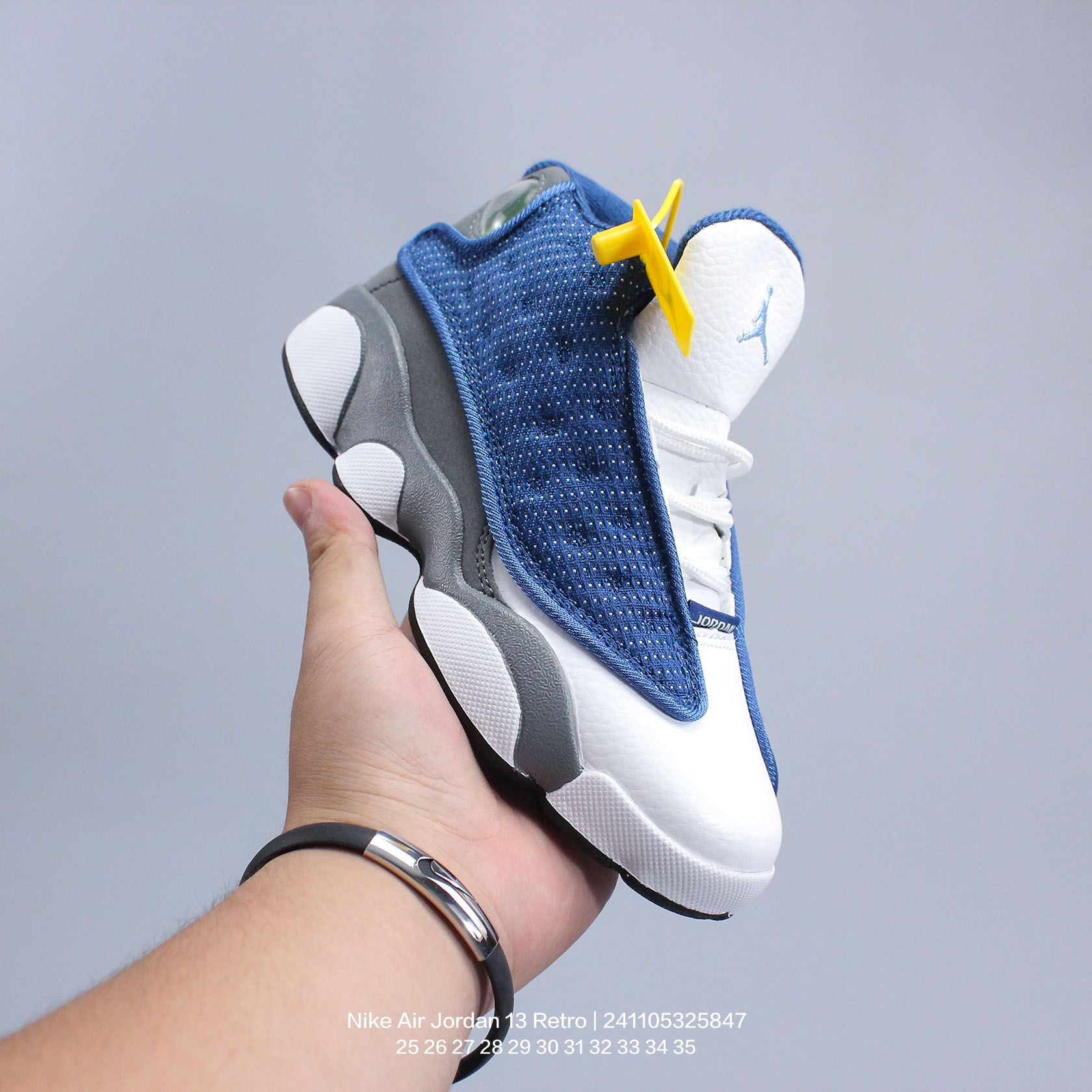 Jordan/乔丹 中大童学生的潮流童鞋❗️潮爹潮妈追寻的单品🎁采用贴膜牛培皮革鞋面材质，中底钢印及缜密拉帮效果❗️耐克乔丹Nike Air Jordan 13 Retro 乔丹中帮复古休闲文化篮球鞋\