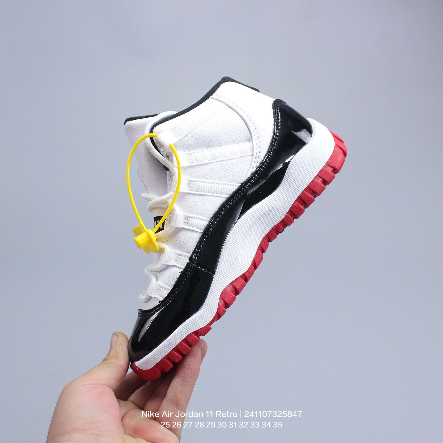 图片[3]-Jordan/乔丹 中大童学生的潮流童鞋❗️潮爹潮妈追寻的单品🎁采用贴膜牛培皮革鞋面材质，中底钢印及缜密拉帮效果❗️耐克乔丹Nike Air Jordan 11 Retro 乔丹中帮复古休闲文化篮球鞋\” 类型：童鞋 尺码：25 26 27 28 29 30 31 32 33 34 35-选品中心