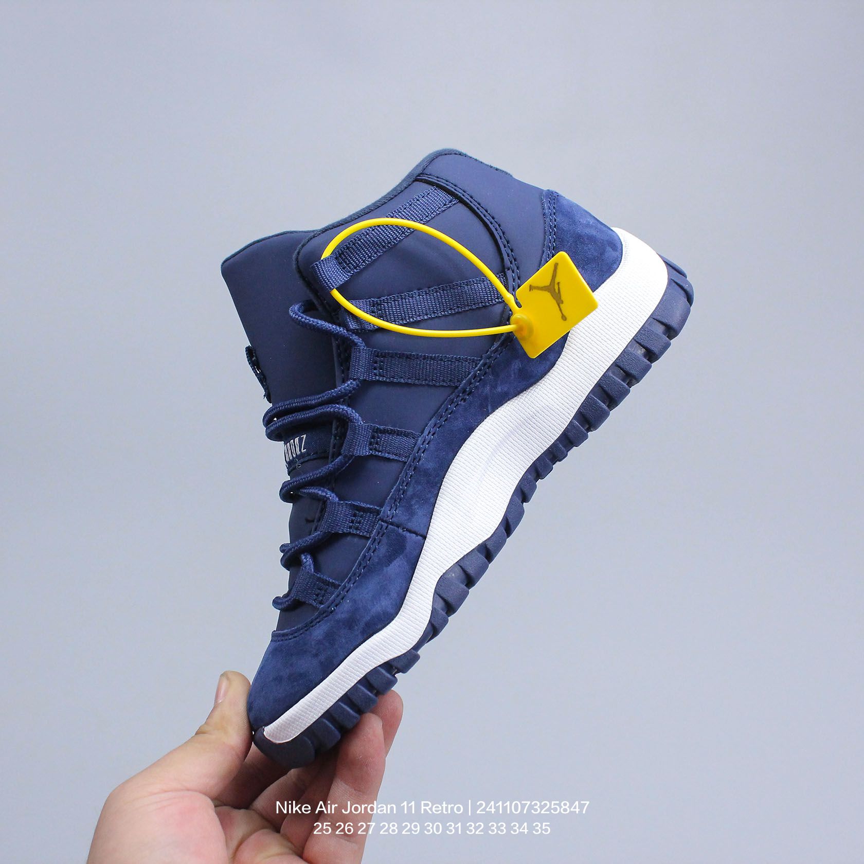 图片[3]-Jordan/乔丹 中大童学生的潮流童鞋❗️潮爹潮妈追寻的单品🎁采用贴膜牛培皮革鞋面材质，中底钢印及缜密拉帮效果❗️耐克乔丹Nike Air Jordan 11 Retro 乔丹中帮复古休闲文化篮球鞋\” 类型：童鞋 尺码：25 26 27 28 29 30 31 32 33 34 35-选品中心