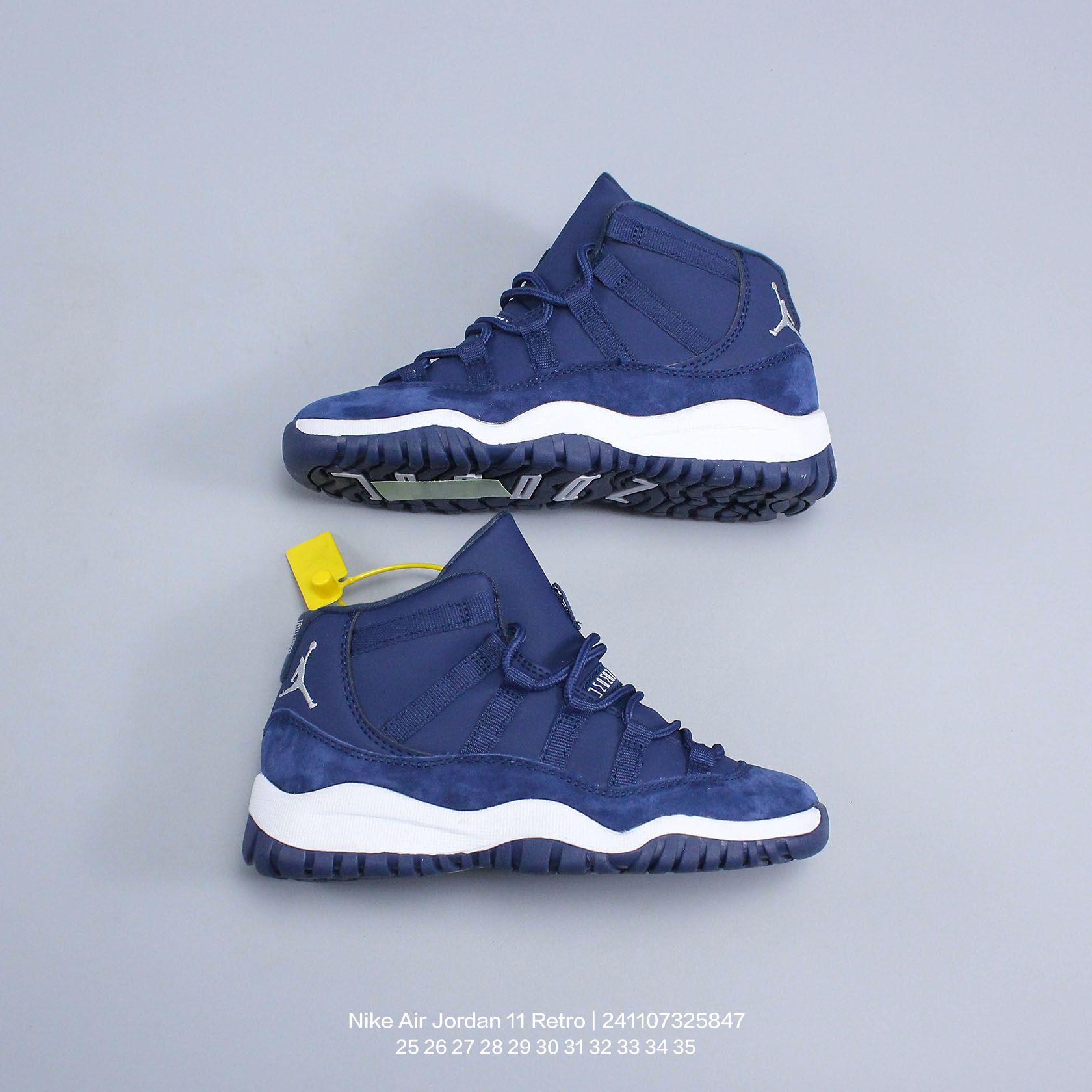 图片[7]-Jordan/乔丹 中大童学生的潮流童鞋❗️潮爹潮妈追寻的单品🎁采用贴膜牛培皮革鞋面材质，中底钢印及缜密拉帮效果❗️耐克乔丹Nike Air Jordan 11 Retro 乔丹中帮复古休闲文化篮球鞋\” 类型：童鞋 尺码：25 26 27 28 29 30 31 32 33 34 35-选品中心