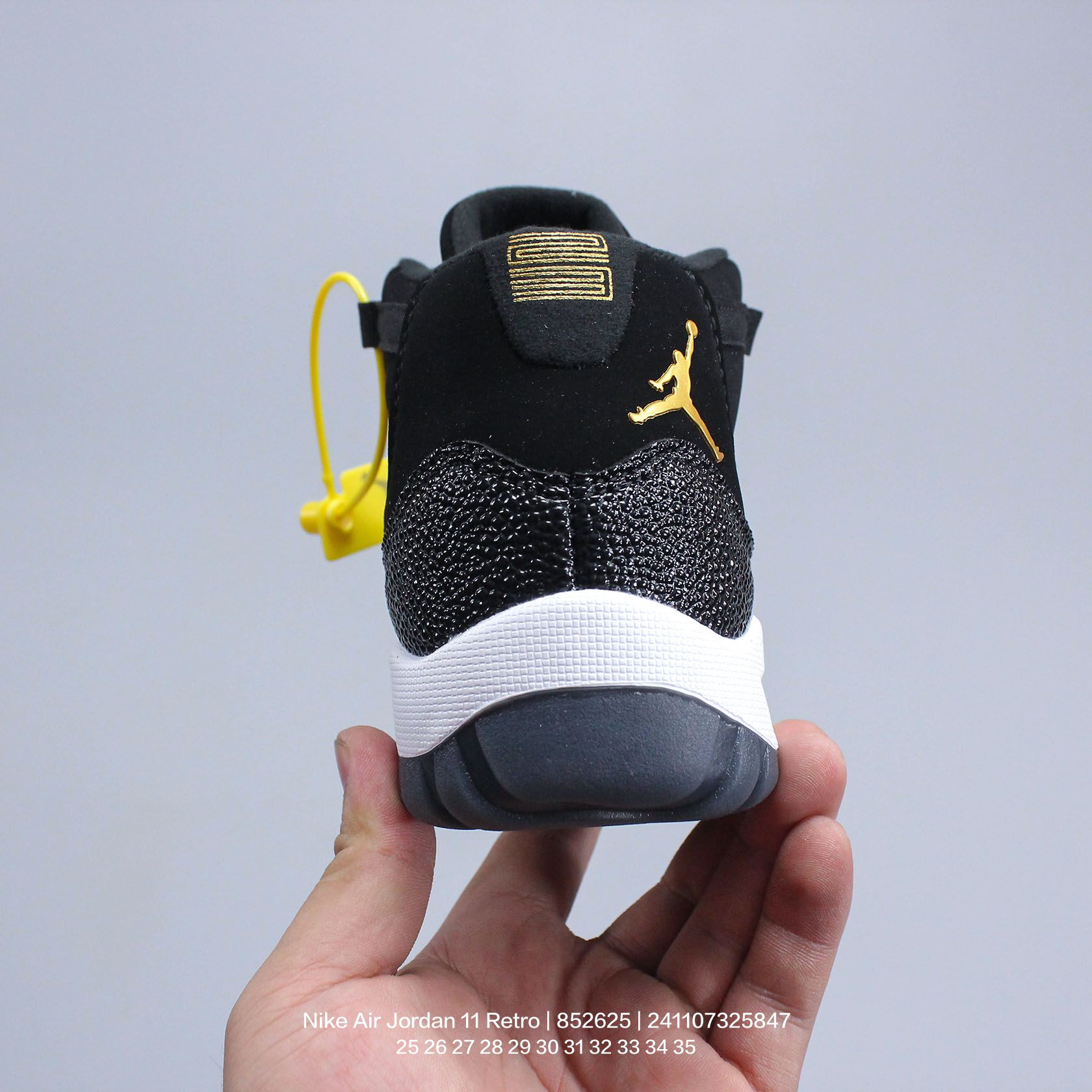 图片[5]-Jordan/乔丹 中大童学生的潮流童鞋❗️潮爹潮妈追寻的单品🎁采用贴膜牛培皮革鞋面材质，中底钢印及缜密拉帮效果❗️耐克乔丹Nike Air Jordan 11 Retro 乔丹中帮复古休闲文化篮球鞋\” 852625 类型：童鞋 尺码：25 26 27 28 29 30 31 32 33 34 35-选品中心