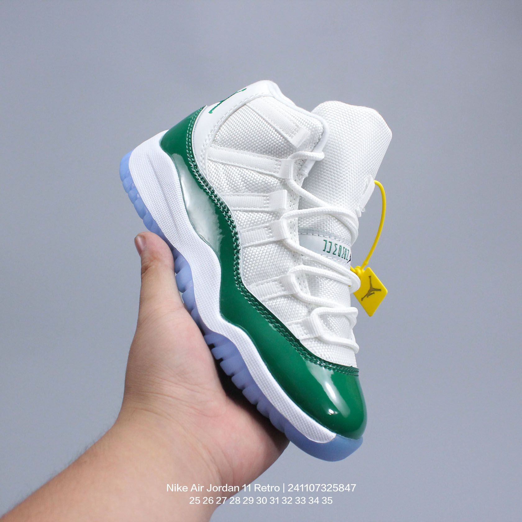 Jordan/乔丹 中大童学生的潮流童鞋❗️潮爹潮妈追寻的单品🎁采用贴膜牛培皮革鞋面材质，中底钢印及缜密拉帮效果❗️耐克乔丹Nike Air Jordan 11 Retro 乔丹中帮复古休闲文化篮球鞋\