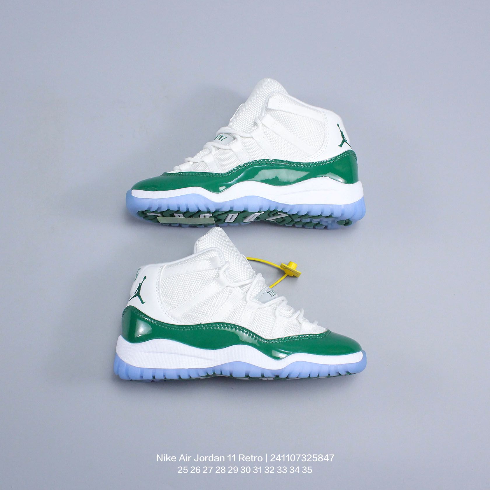 图片[7]-Jordan/乔丹 中大童学生的潮流童鞋❗️潮爹潮妈追寻的单品🎁采用贴膜牛培皮革鞋面材质，中底钢印及缜密拉帮效果❗️耐克乔丹Nike Air Jordan 11 Retro 乔丹中帮复古休闲文化篮球鞋\” 类型：童鞋 尺码：25 26 27 28 29 30 31 32 33 34 35-选品中心