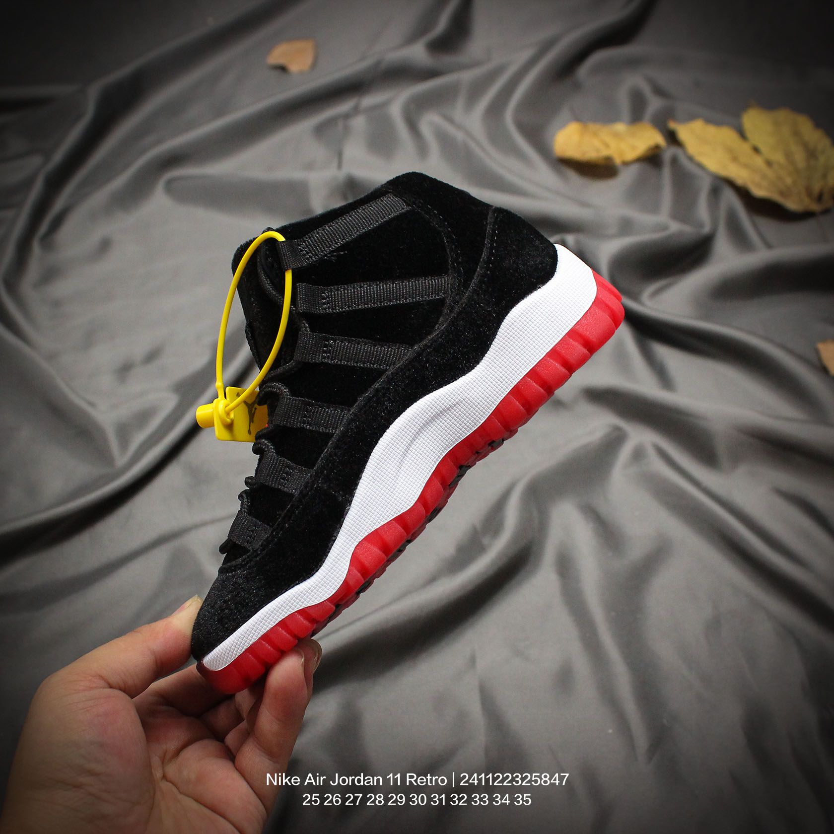 图片[3]-Jordan/乔丹 中大童学生的潮流童鞋❗️潮爹潮妈追寻的单品🎁采用贴膜牛培皮革鞋面材质，中底钢印及缜密拉帮效果❗️耐克乔丹Nike Air Jordan 11 Retro 乔丹中帮复古休闲文化篮球鞋\” 类型：童鞋 尺码：25 26 27 28 29 30 31 32 33 34 35-选品中心