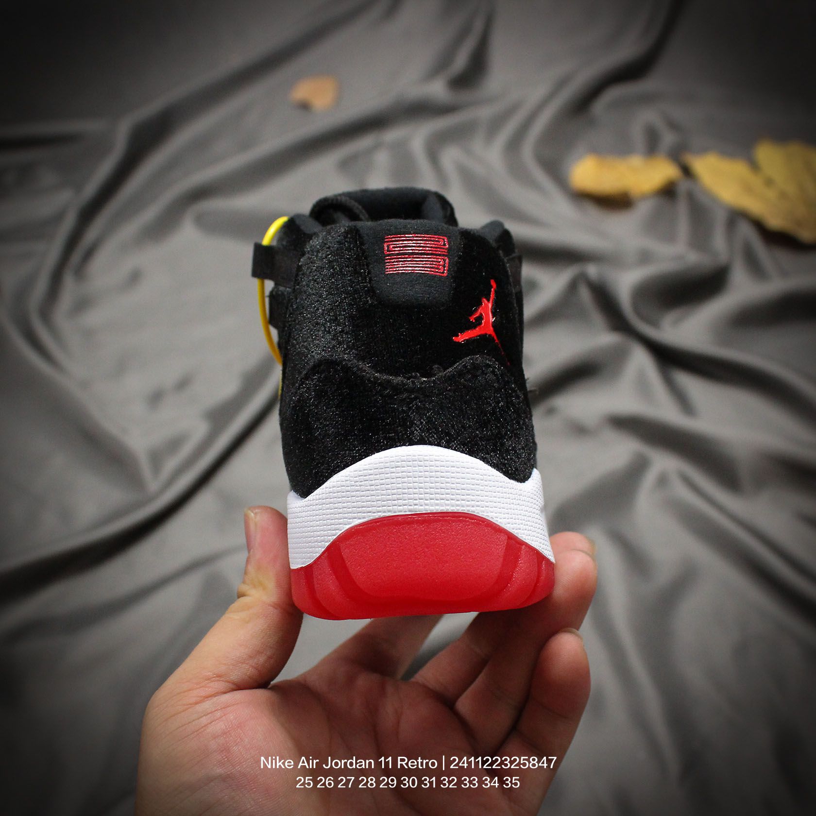 图片[4]-Jordan/乔丹 中大童学生的潮流童鞋❗️潮爹潮妈追寻的单品🎁采用贴膜牛培皮革鞋面材质，中底钢印及缜密拉帮效果❗️耐克乔丹Nike Air Jordan 11 Retro 乔丹中帮复古休闲文化篮球鞋\” 类型：童鞋 尺码：25 26 27 28 29 30 31 32 33 34 35-选品中心