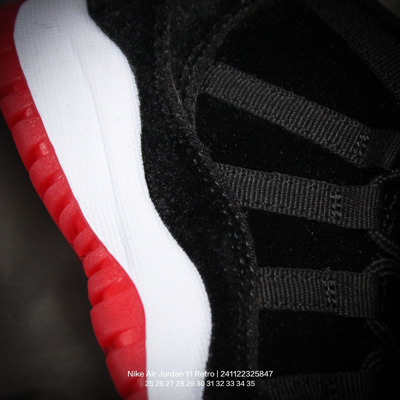 图片[6]-Jordan/乔丹 中大童学生的潮流童鞋❗️潮爹潮妈追寻的单品🎁采用贴膜牛培皮革鞋面材质，中底钢印及缜密拉帮效果❗️耐克乔丹Nike Air Jordan 11 Retro 乔丹中帮复古休闲文化篮球鞋\” 类型：童鞋 尺码：25 26 27 28 29 30 31 32 33 34 35-选品中心