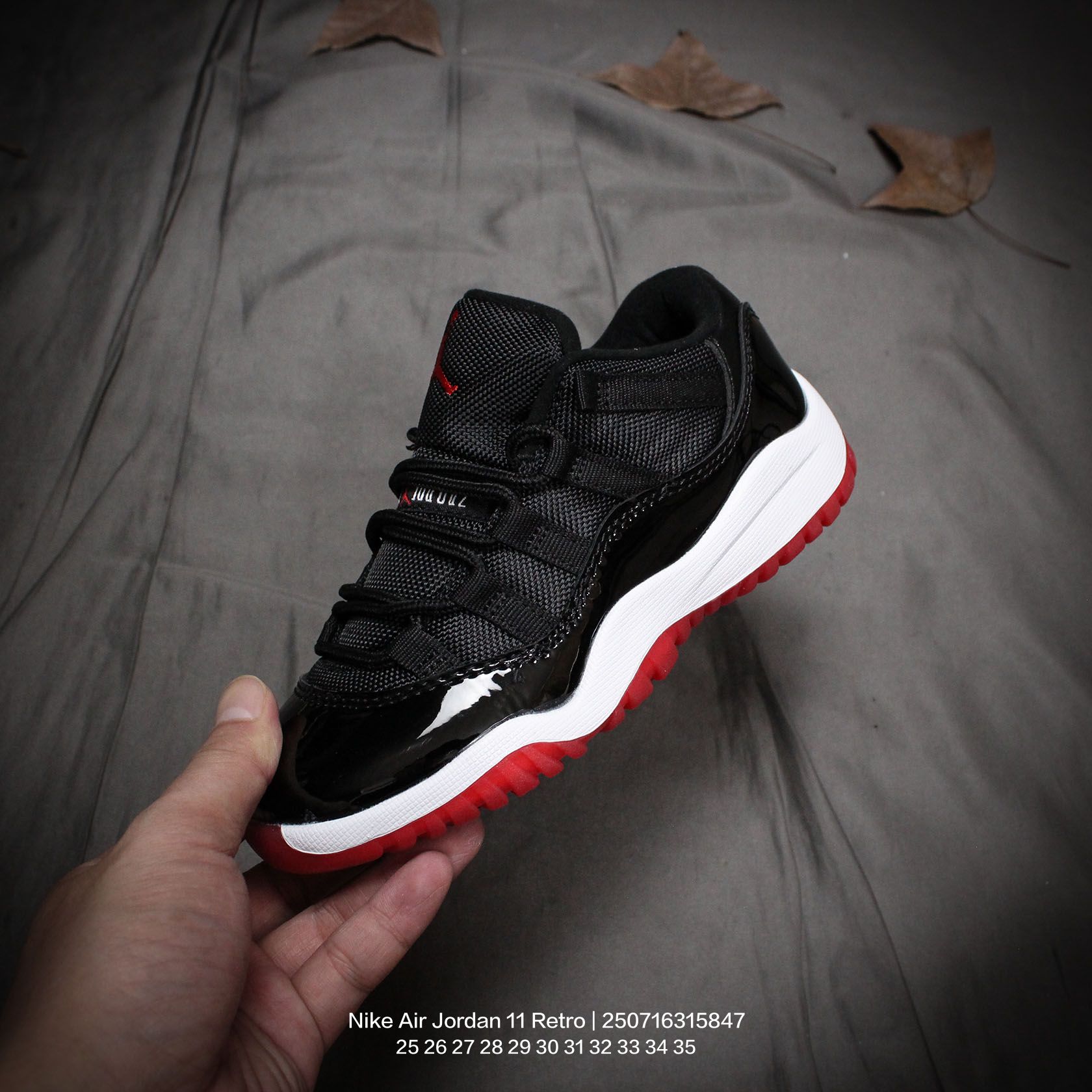 图片[3]-Jordan/乔丹 中大童学生的潮流童鞋❗️潮爹潮妈追寻的单品🎁采用贴膜牛培皮革鞋面材质，中底钢印及缜密拉帮效果❗️耐克乔丹Nike Air Jordan 11 Retro 乔丹中帮复古休闲文化篮球鞋\” 类型：童鞋 尺码：25 26 27 28 29 30 31 32 33 34 35-选品中心