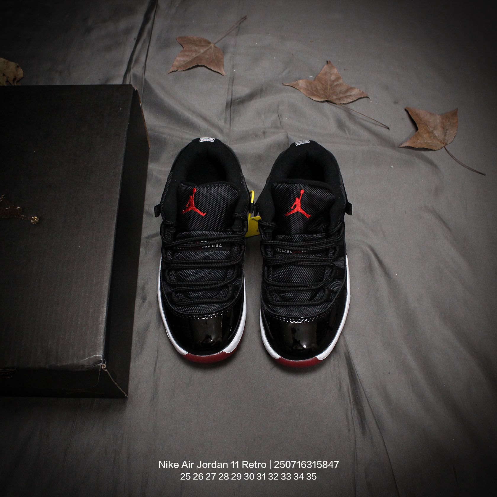 图片[8]-Jordan/乔丹 中大童学生的潮流童鞋❗️潮爹潮妈追寻的单品🎁采用贴膜牛培皮革鞋面材质，中底钢印及缜密拉帮效果❗️耐克乔丹Nike Air Jordan 11 Retro 乔丹中帮复古休闲文化篮球鞋\” 类型：童鞋 尺码：25 26 27 28 29 30 31 32 33 34 35-选品中心